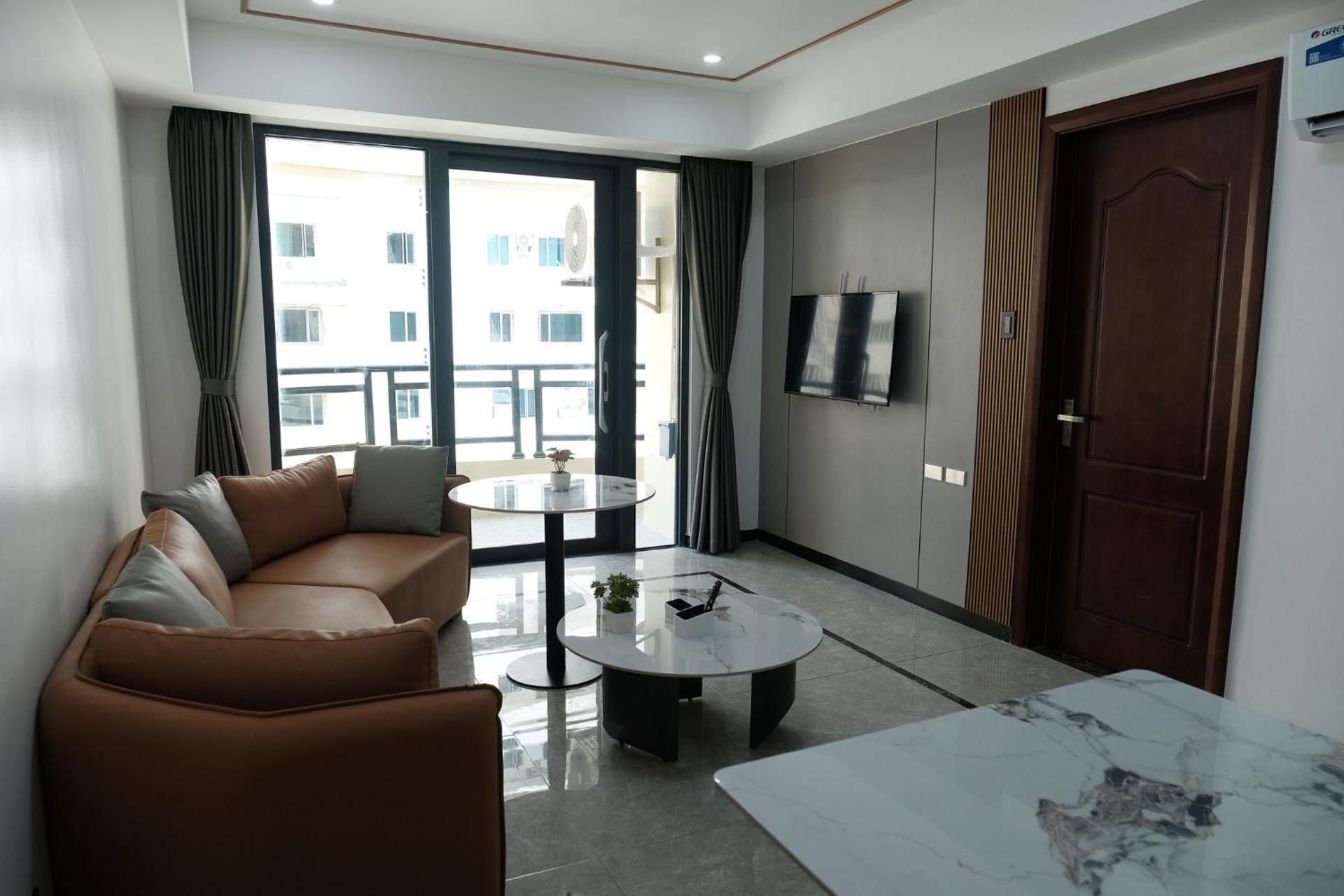 Studio with Balcony