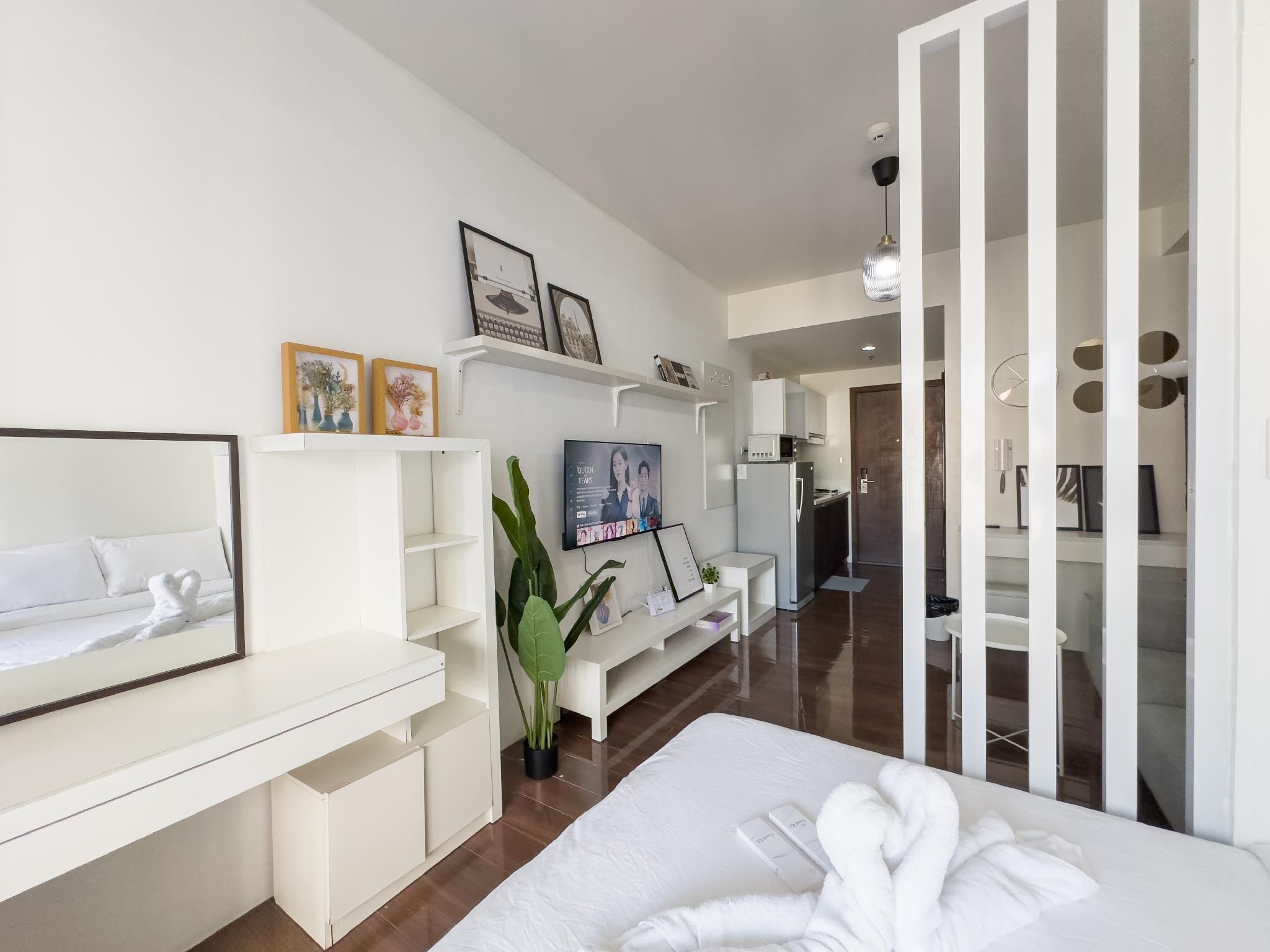 Nordic Style | Twin Bed One-Bedroom Facing CBD