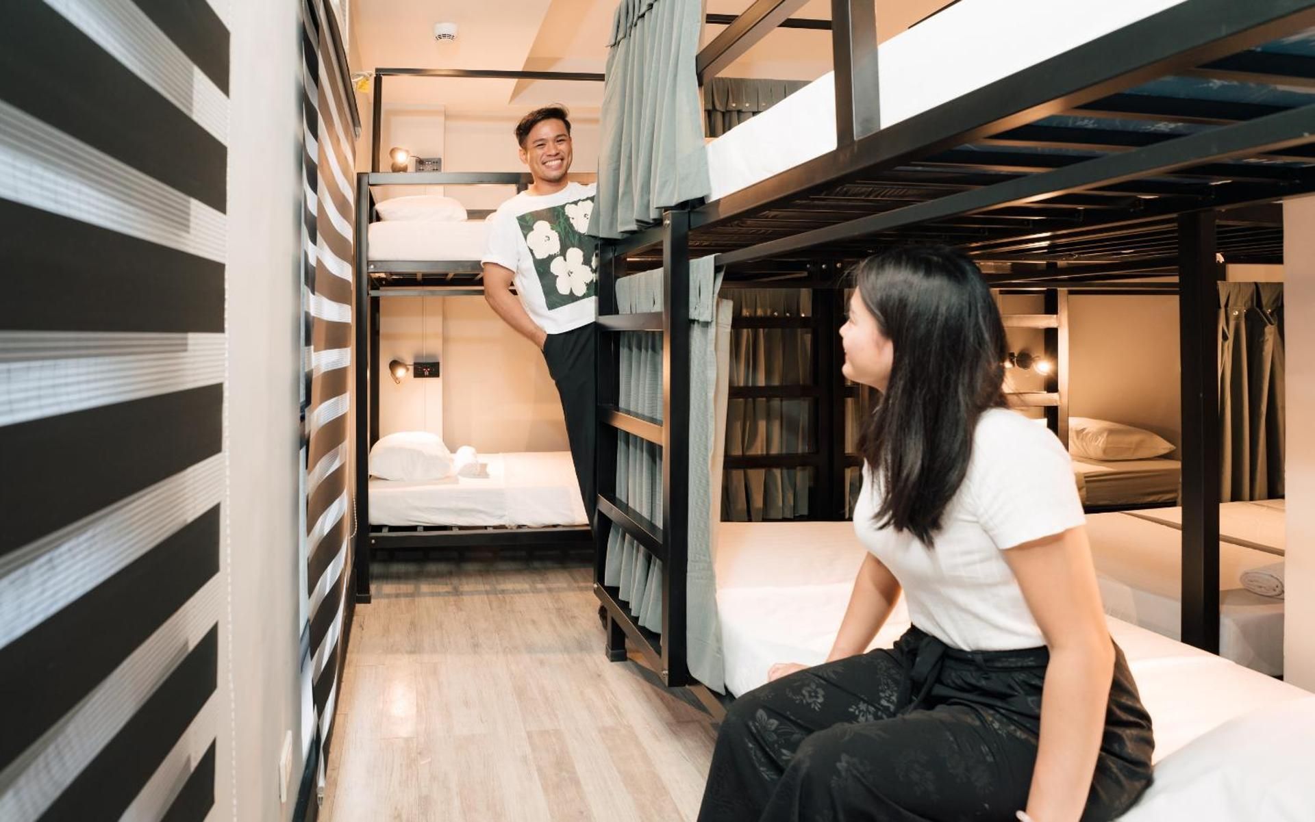 Bed in 14 bed mixed dormitory room