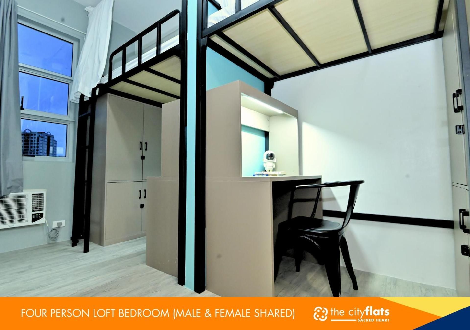 Single Bed in Male Dormitory Room