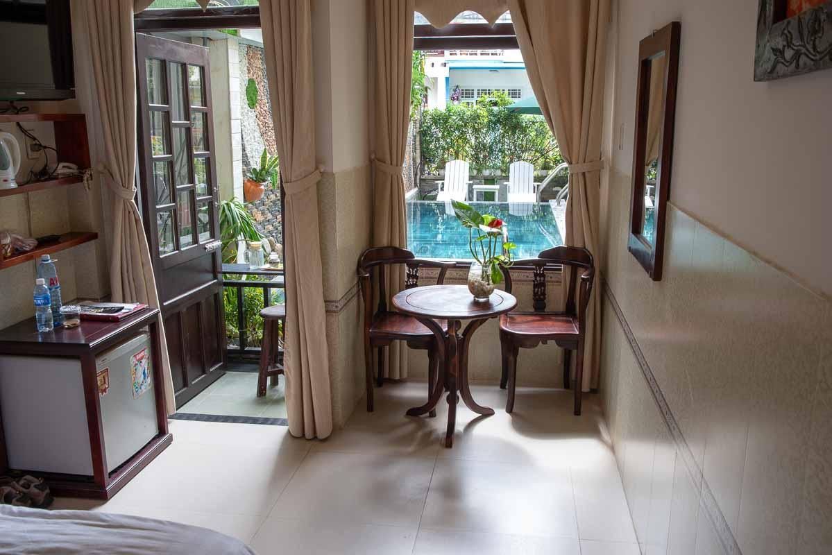 Double room pool view