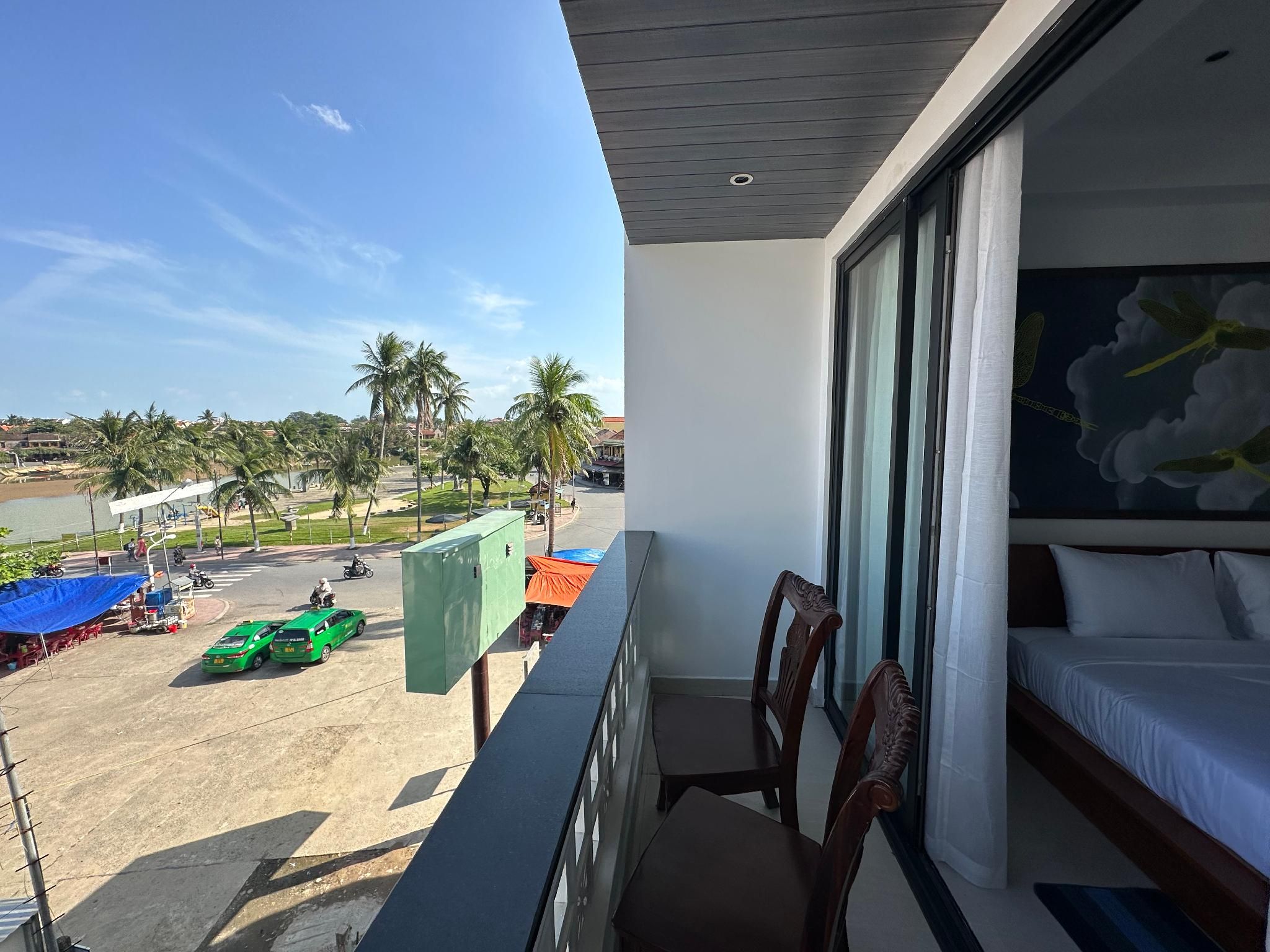 The Present River Hoi An Villa  Deluxe Balcony River View 2