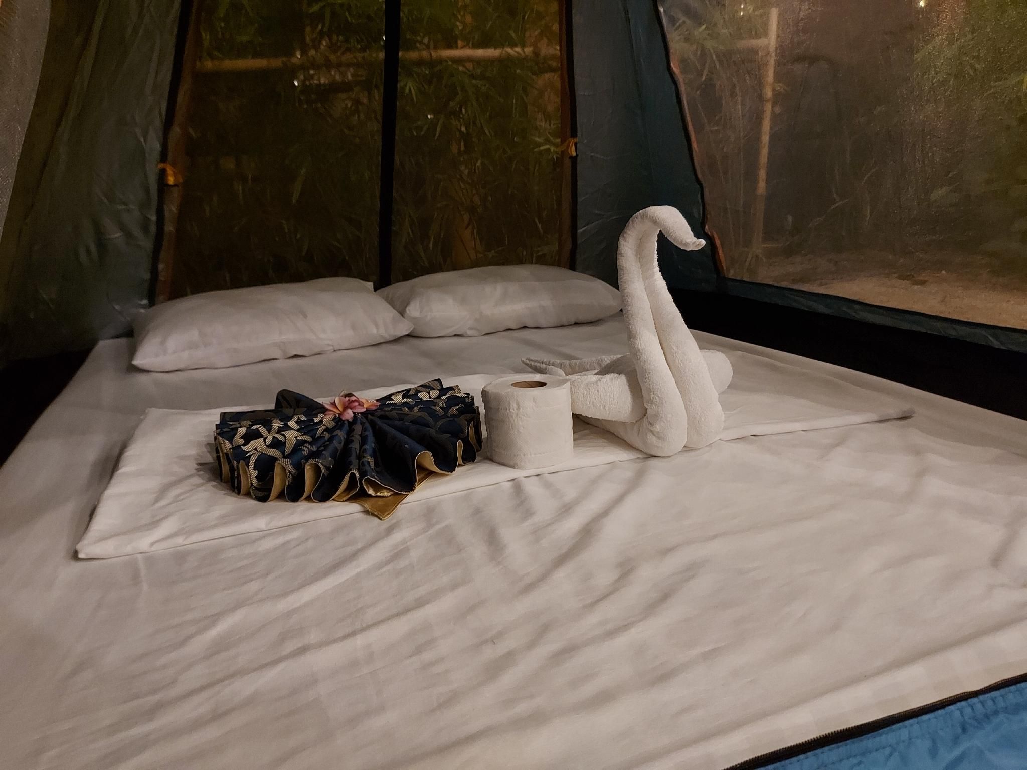 Tent with Shared Bathroom