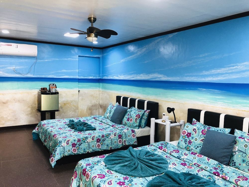 Deluxe Room, 2 Double Beds, Non Smoking, Sea View