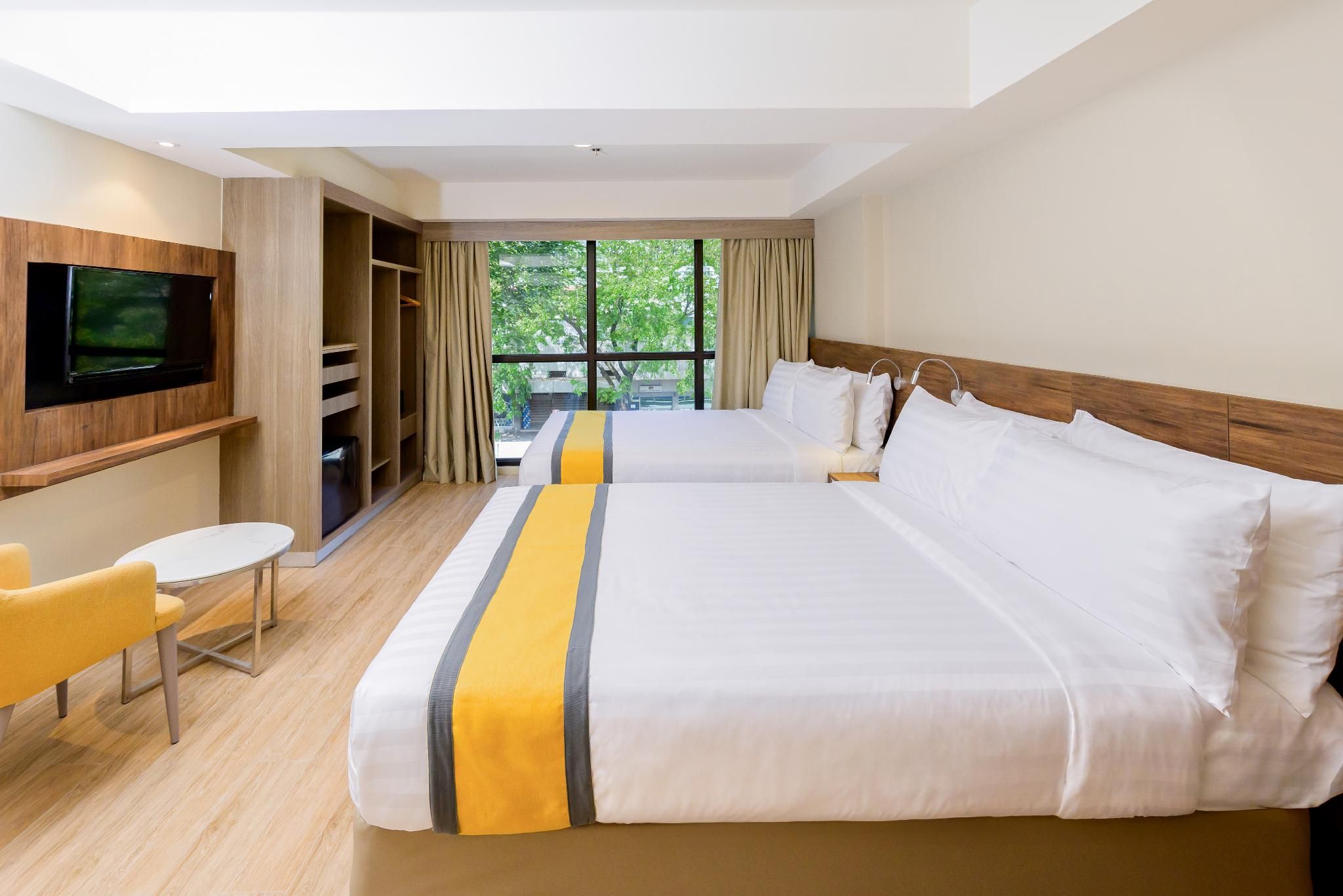 2 Double Beds,Non Smoking