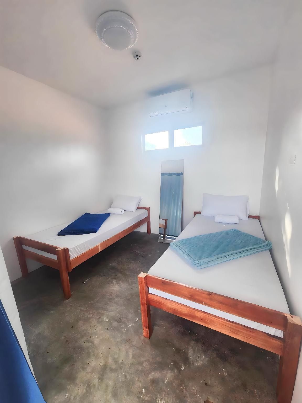Twin Bed Room With Air conditioning