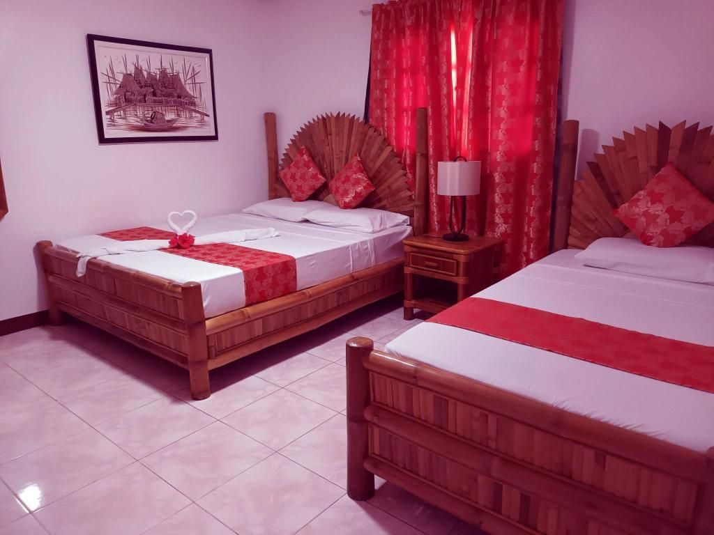 Pink Double Room 1