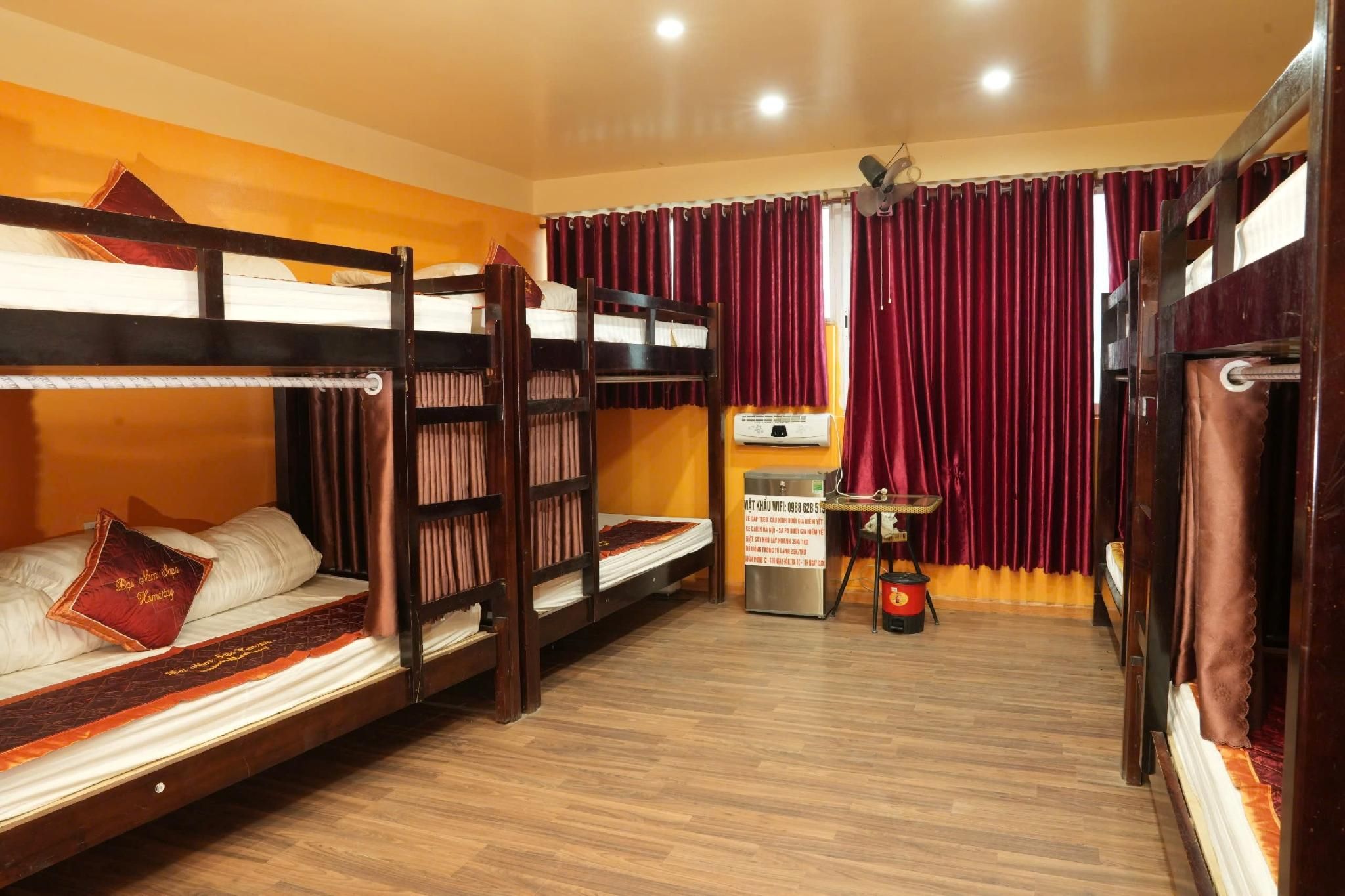 Bunk Bed in a Mixed Dormitory