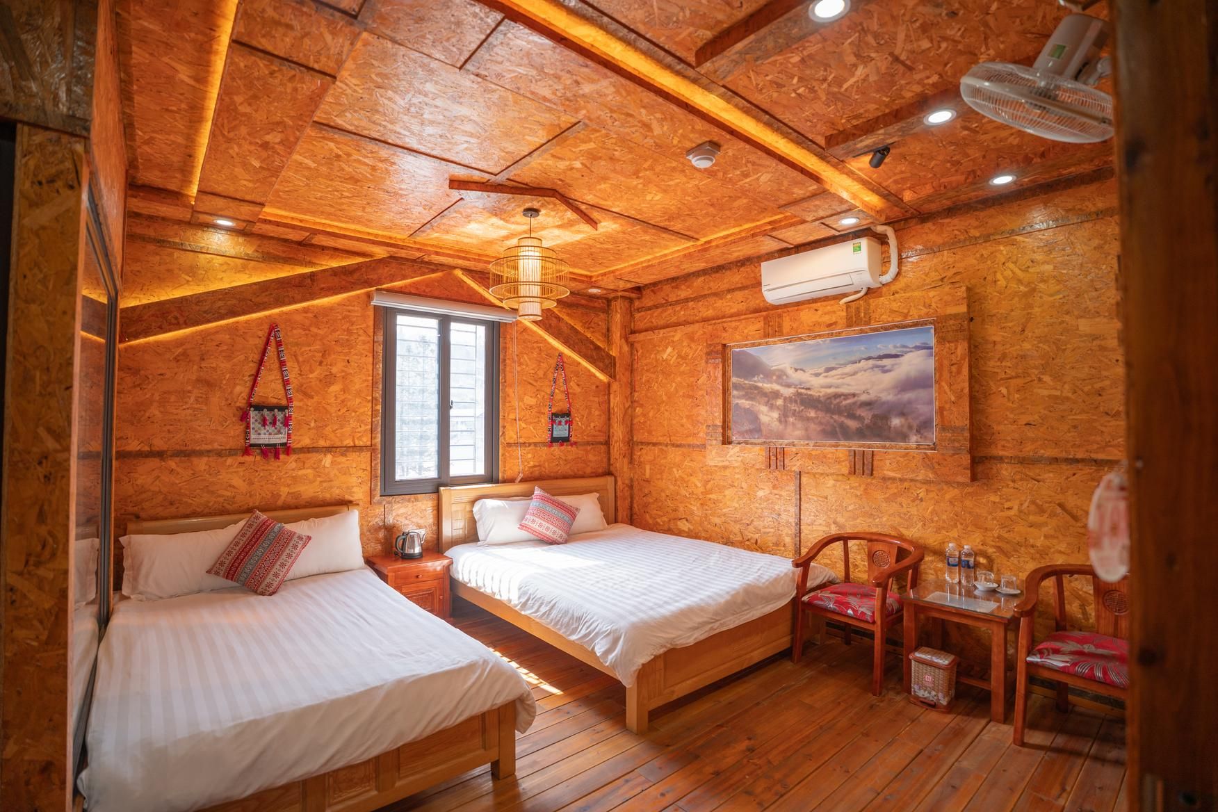 Sinai Bungalow & Hotel SaPa Wooden Double Twin 2