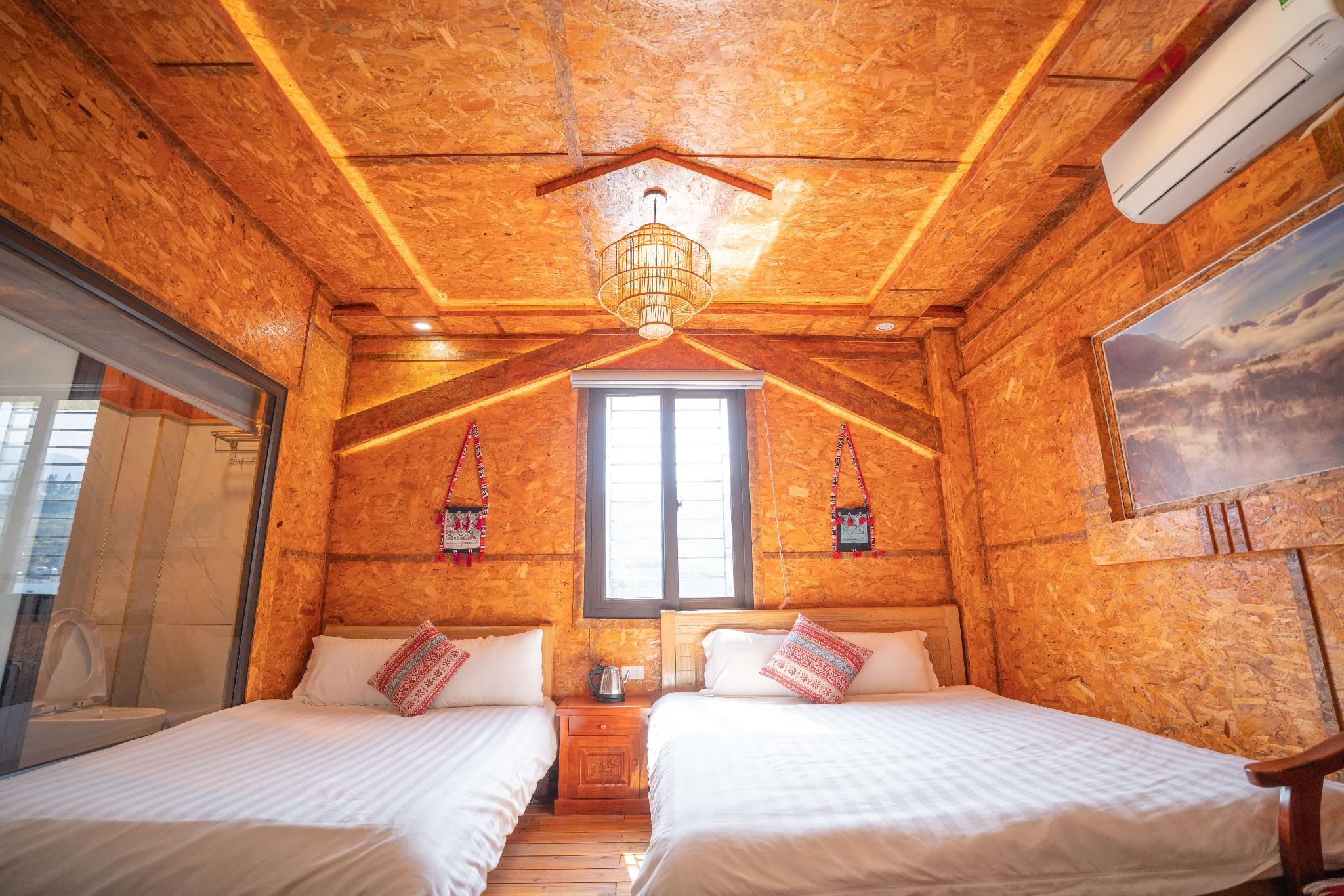 Sinai Bungalow & Hotel SaPa Wooden Double Twin