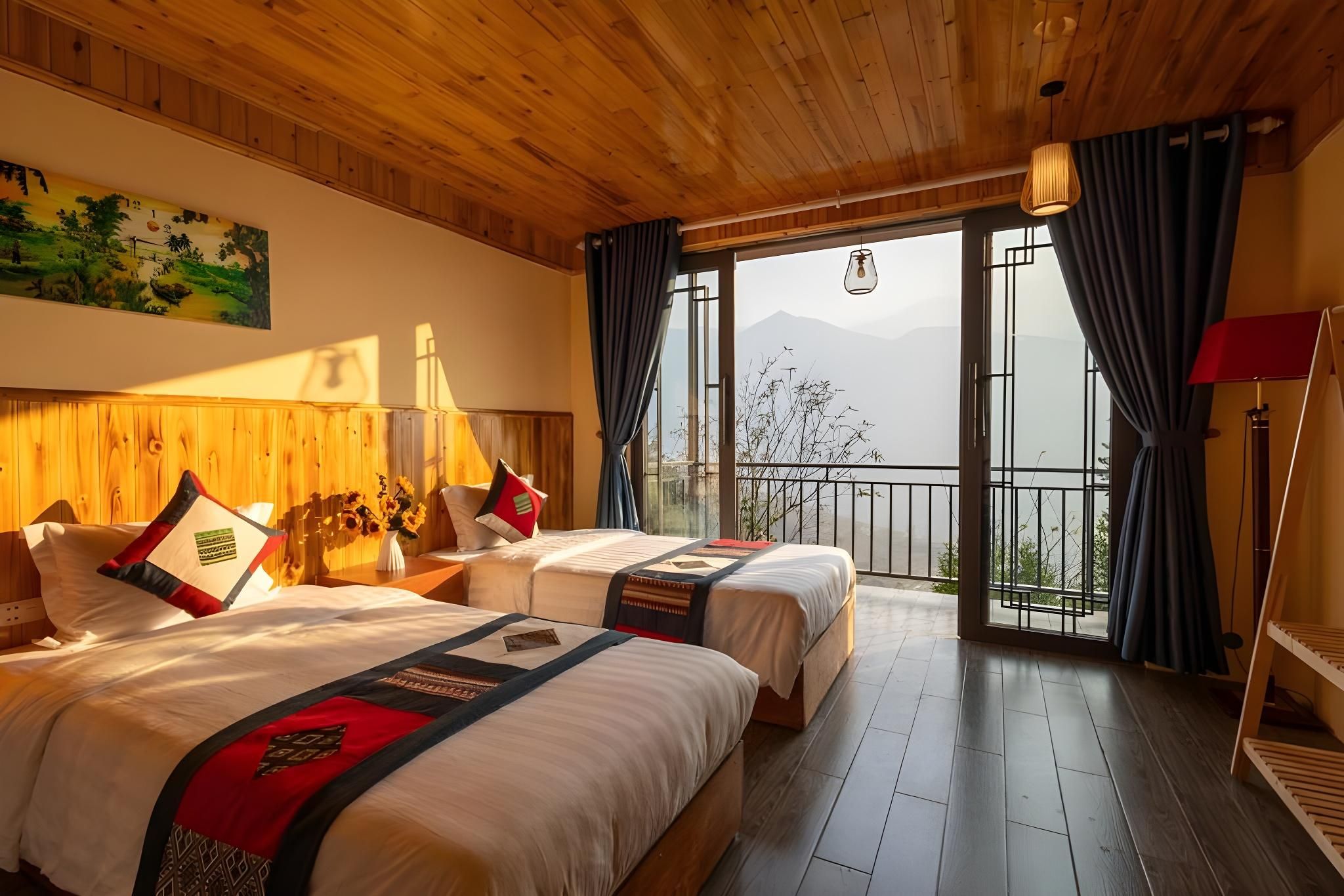 Family Room with Mountain View