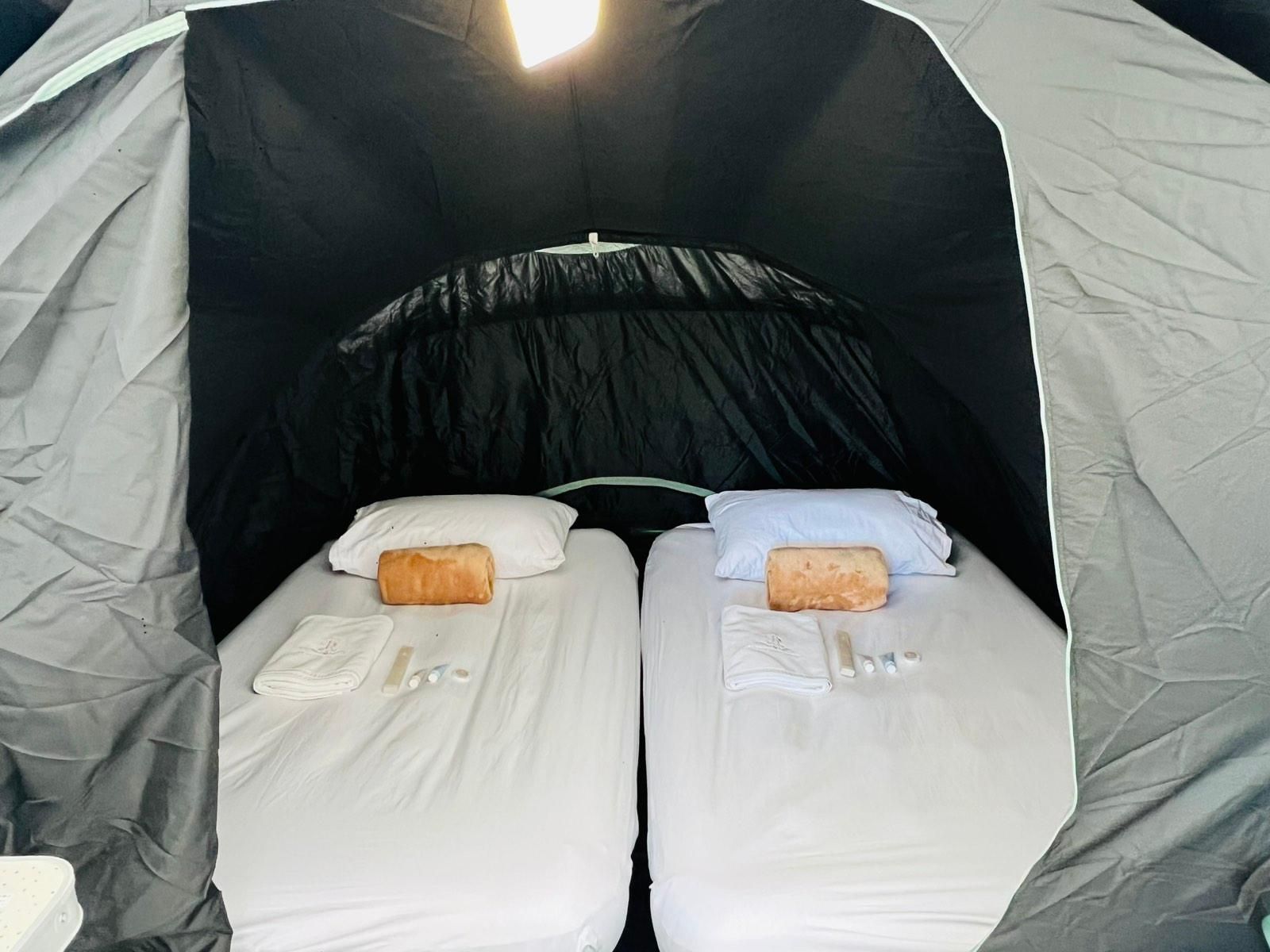 Tent with Shared Bathroom