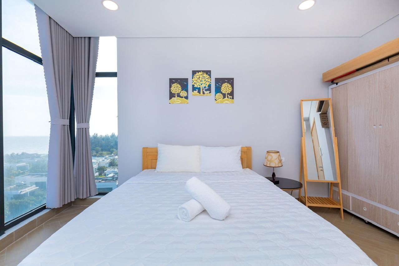 Aria Resort - BlueShaphire Can ho nghi duong co ha boi va bai tam rieng Two-Bedroom Ocean View Apartment