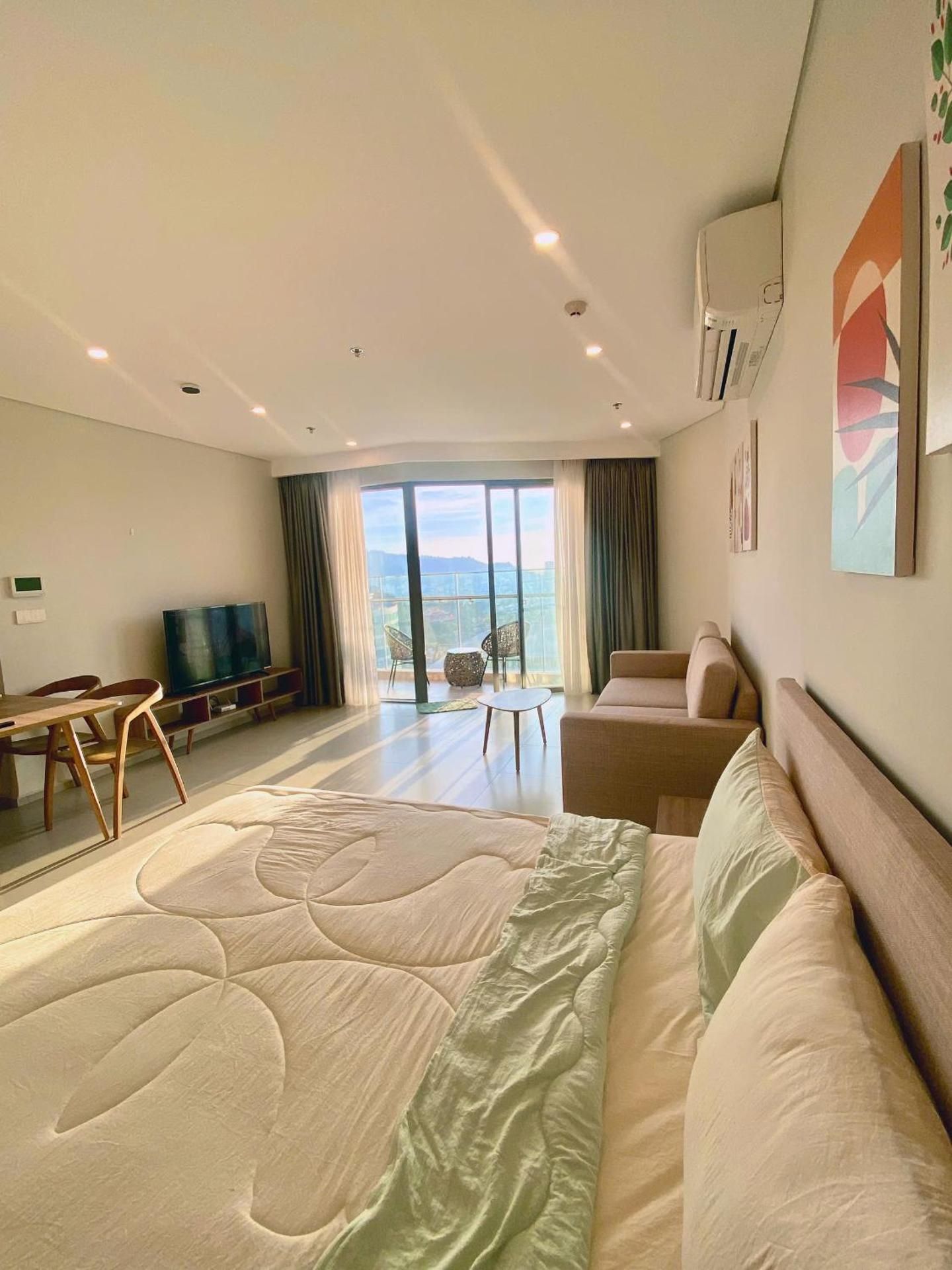 Studio with Balcony