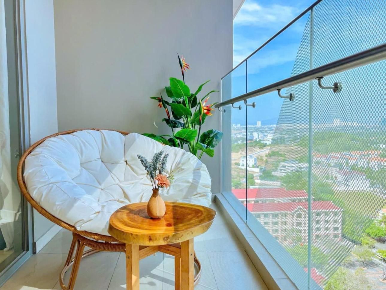 Studio with Balcony