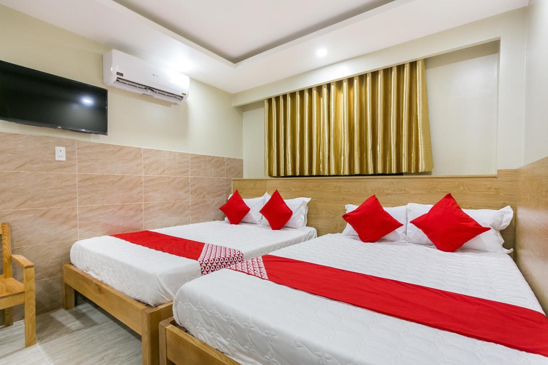 Three Double Beds