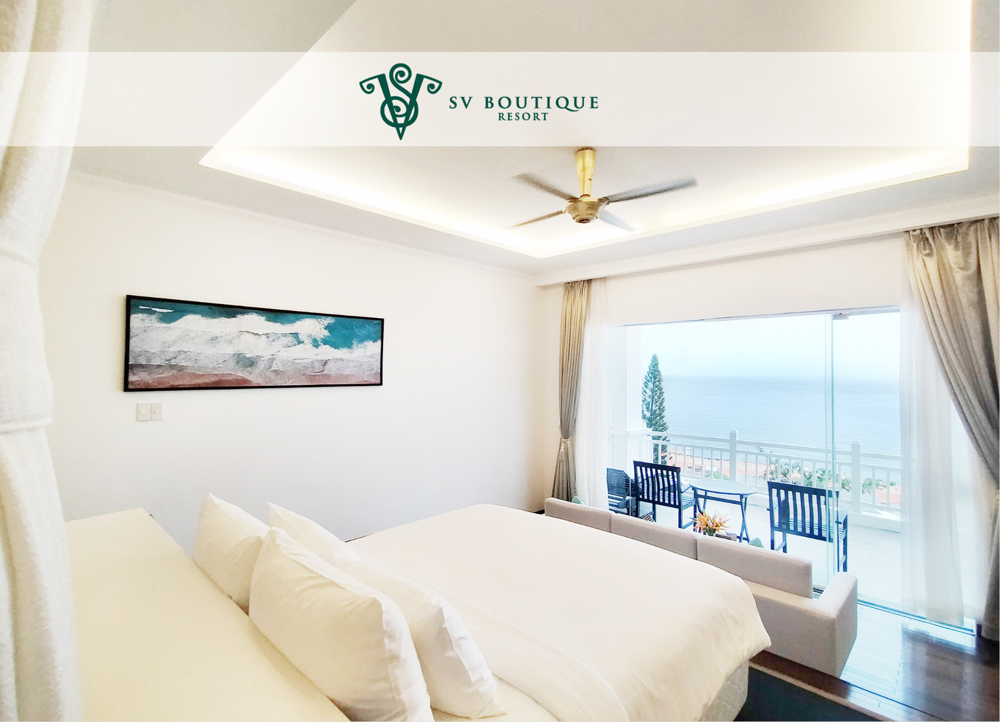 Premium Deluxe Double Room with Balcony and Sea View