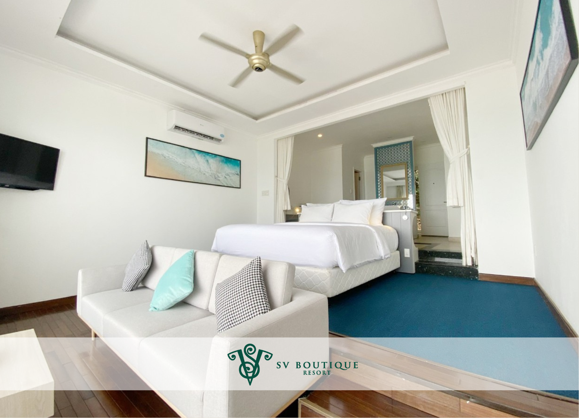 Premium Deluxe Double Room with Balcony and Sea View