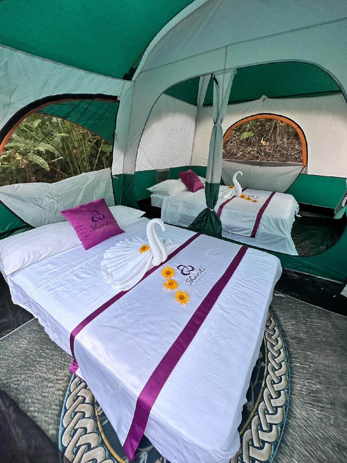 Tent with Shared Bathroom
