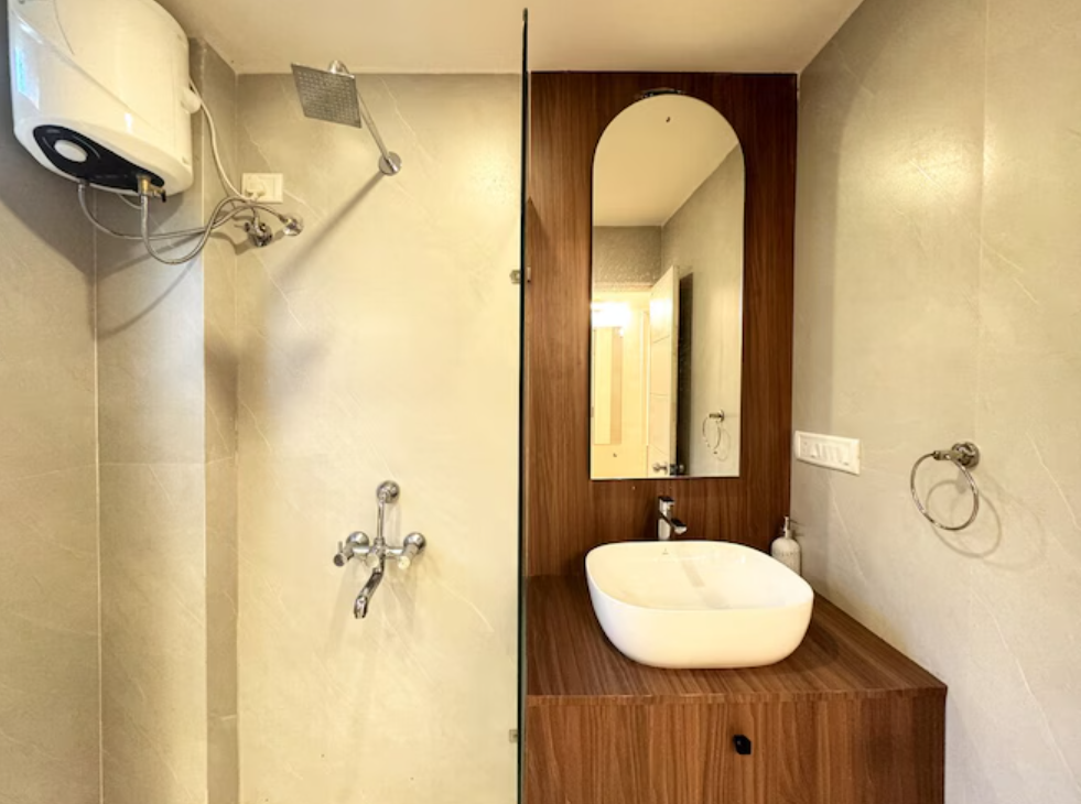 Modern 1BHK Apartment in Baga with Pool Access