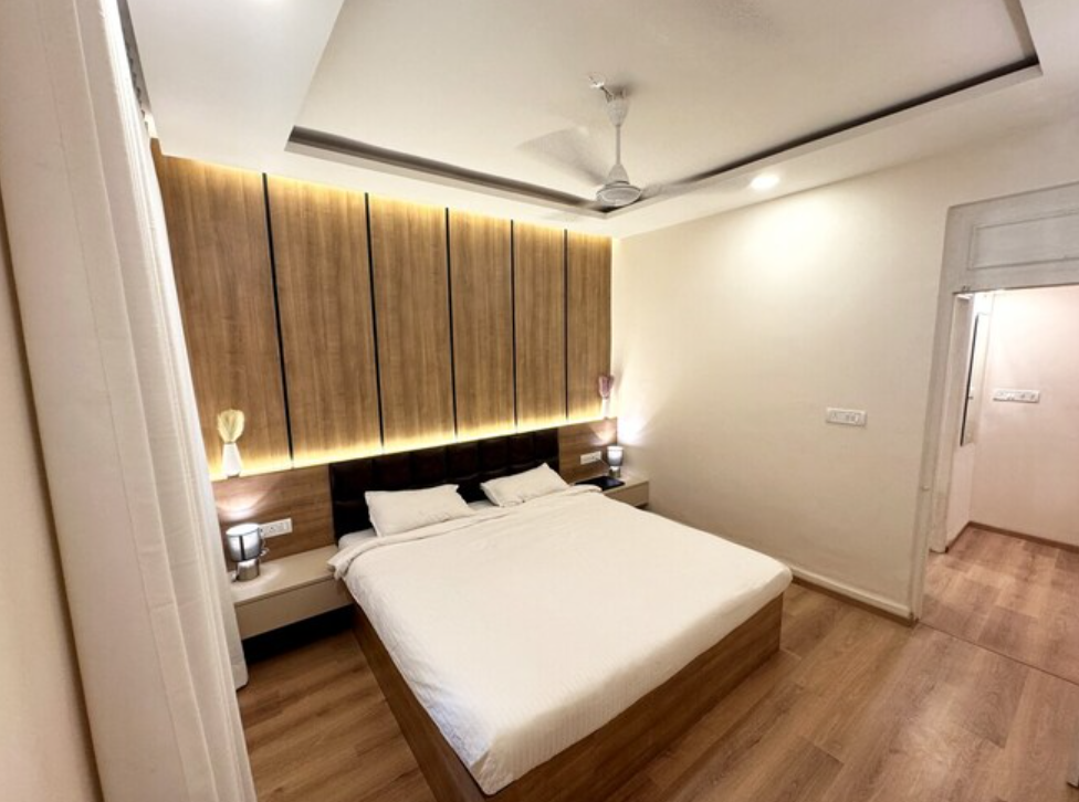Modern 1BHK Apartment in Baga with Pool Access