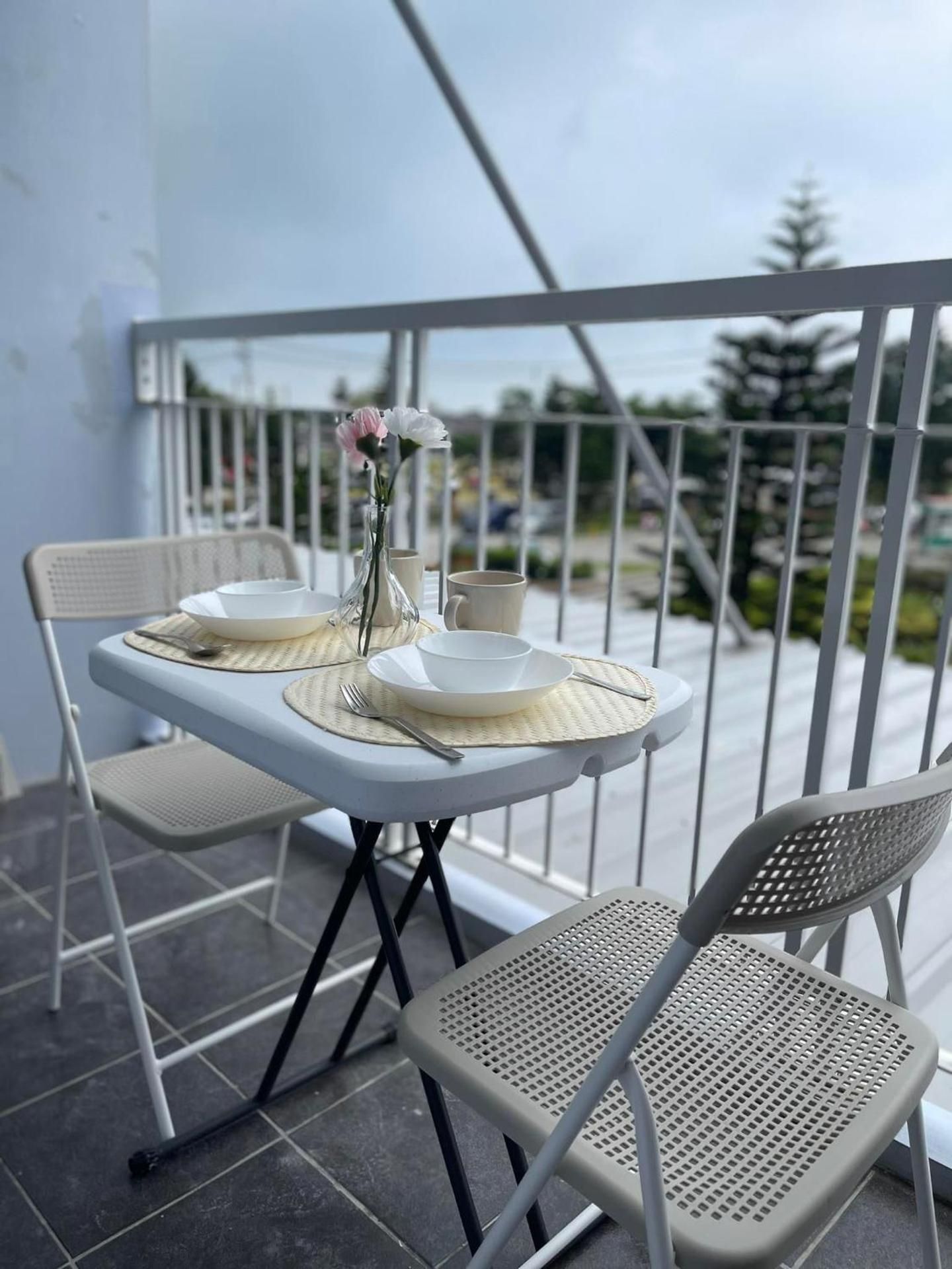 Studio with Balcony