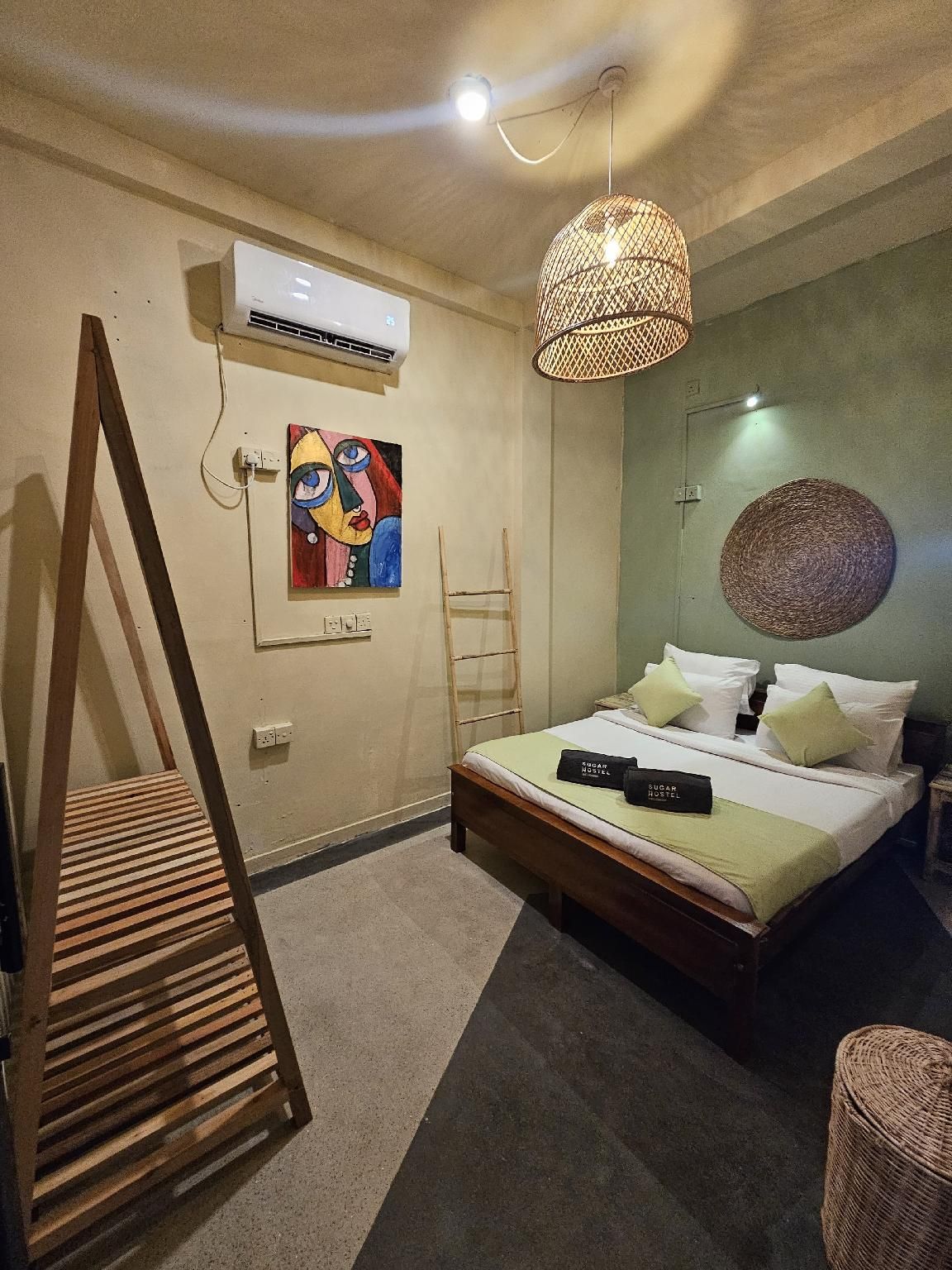 Double Bed with Shared Bathroom