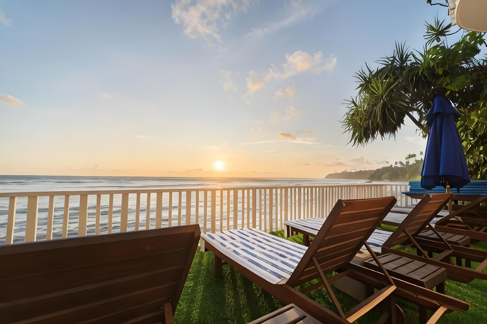 Partial Ocean View Double Room with Terrace