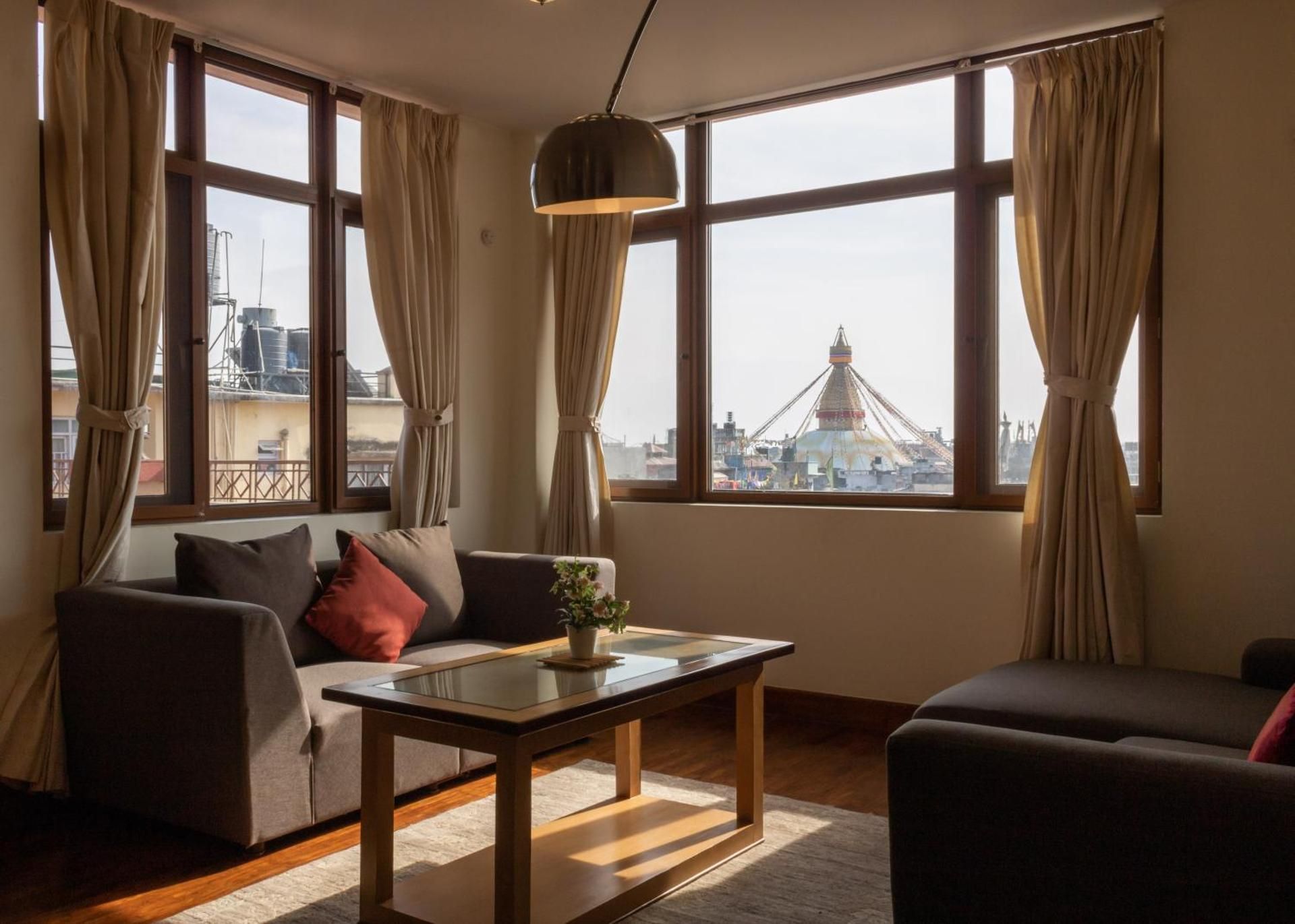 Apartment with Garden View and Kitchen