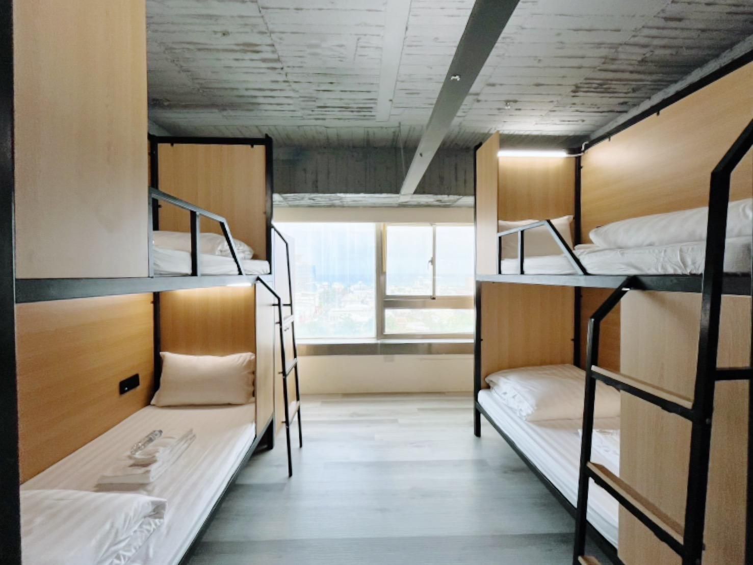 Bed in 6-Bed Male Dormitory Room