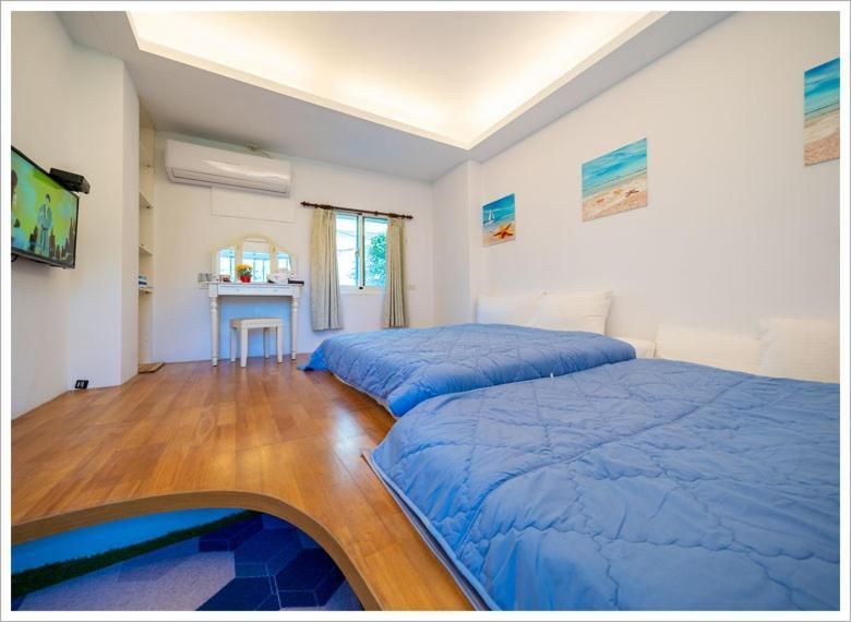 Family Room with Shared Bathroom