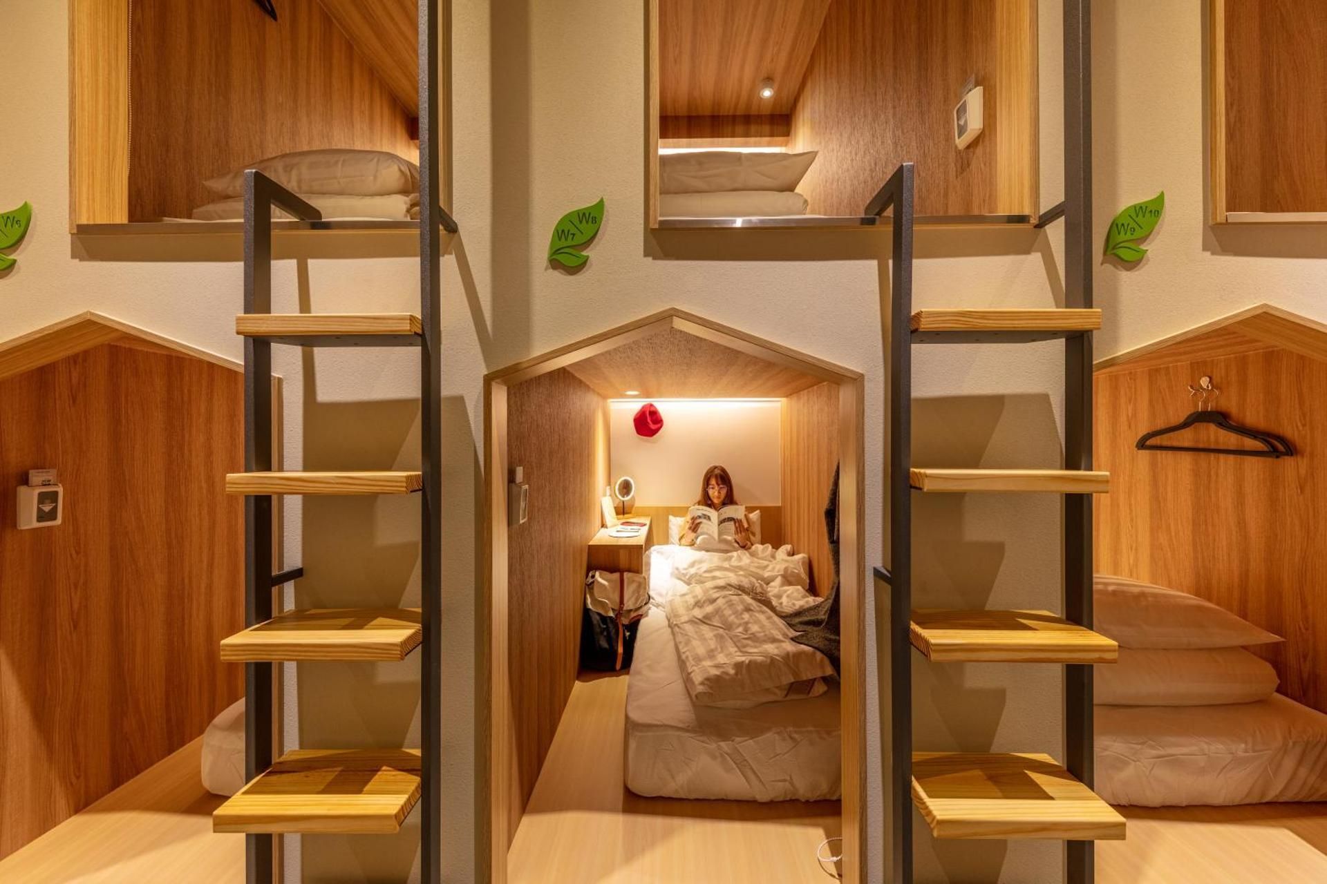 A Bed in All-Female Dormitory Bedroom