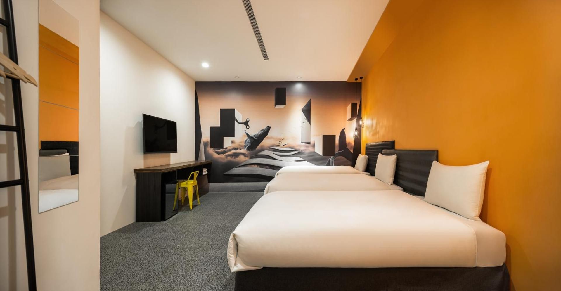 Triple Room - 3 Single Beds