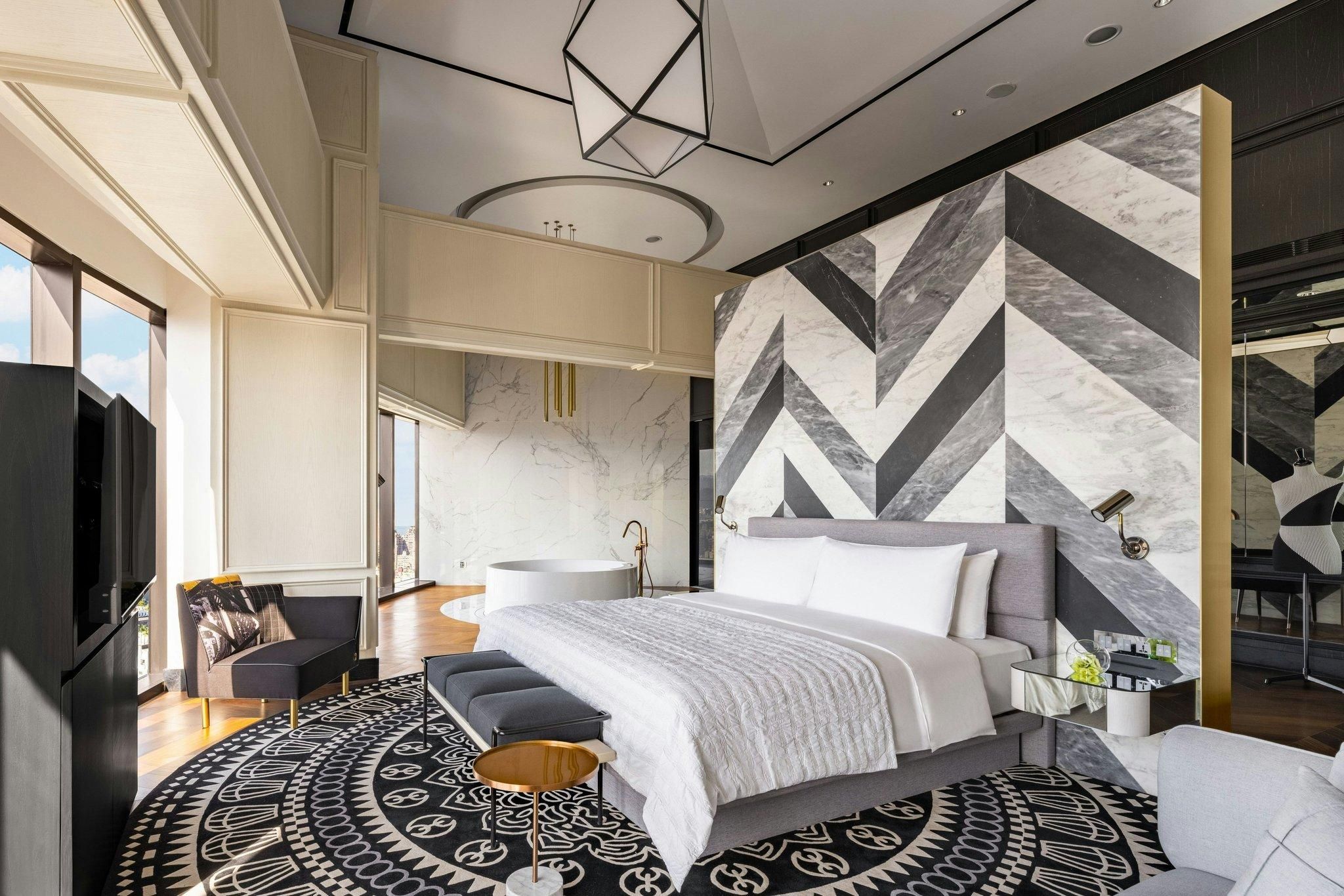 Presidential, Executive level, 1 Bedroom Presidential Suite, 1 King, City view