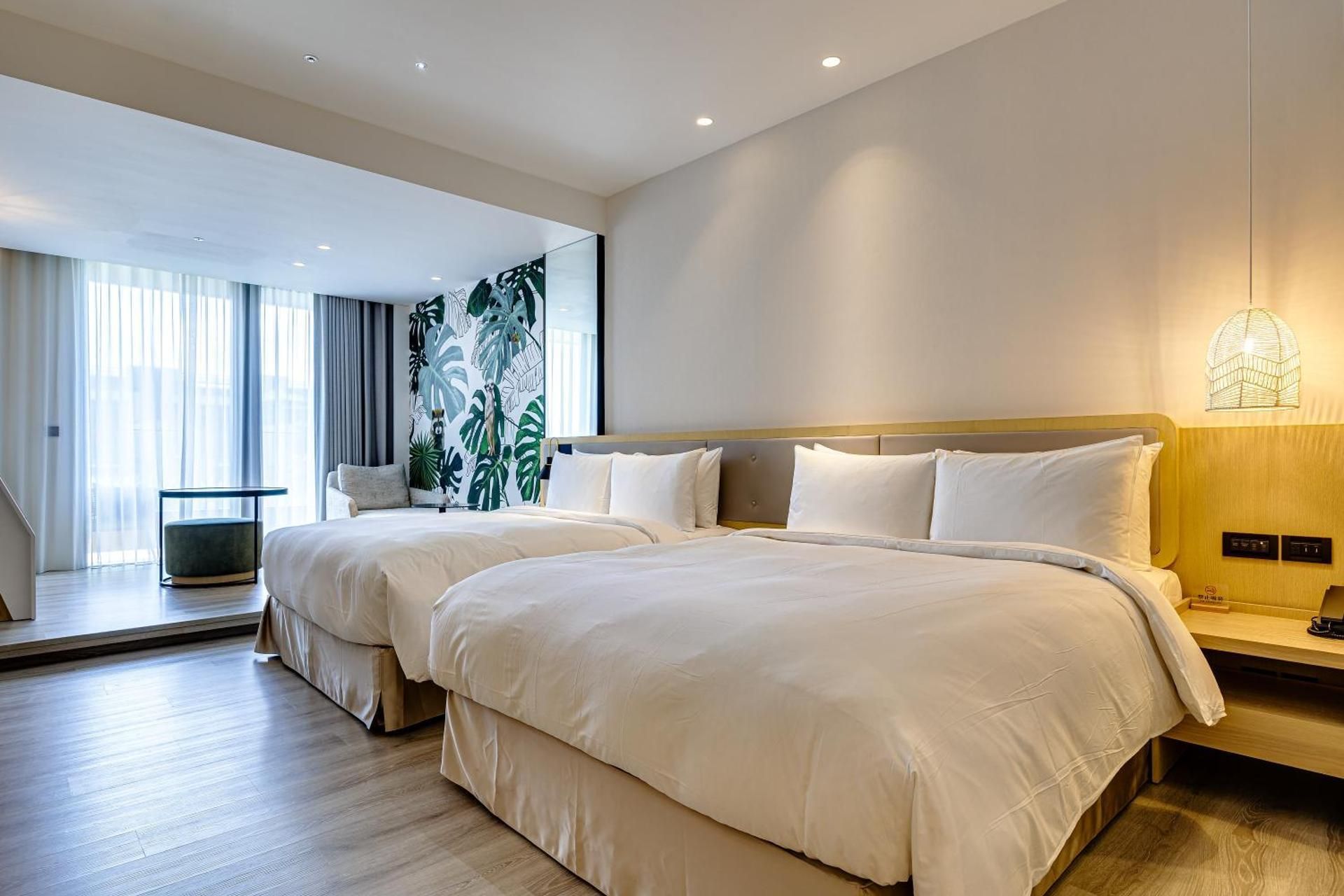 Quad Queen Room with Balcony