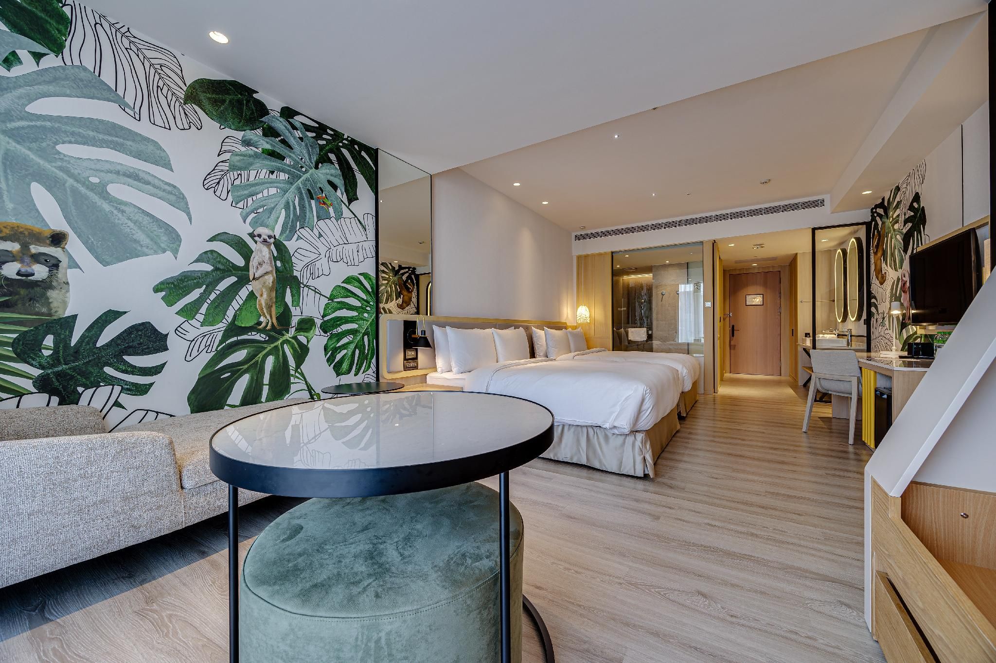 Quad Queen Room with Balcony