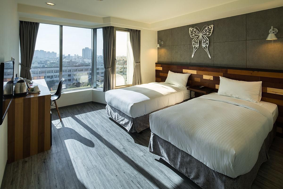 Xinshe Hotel Hsinchu City View Twin Room