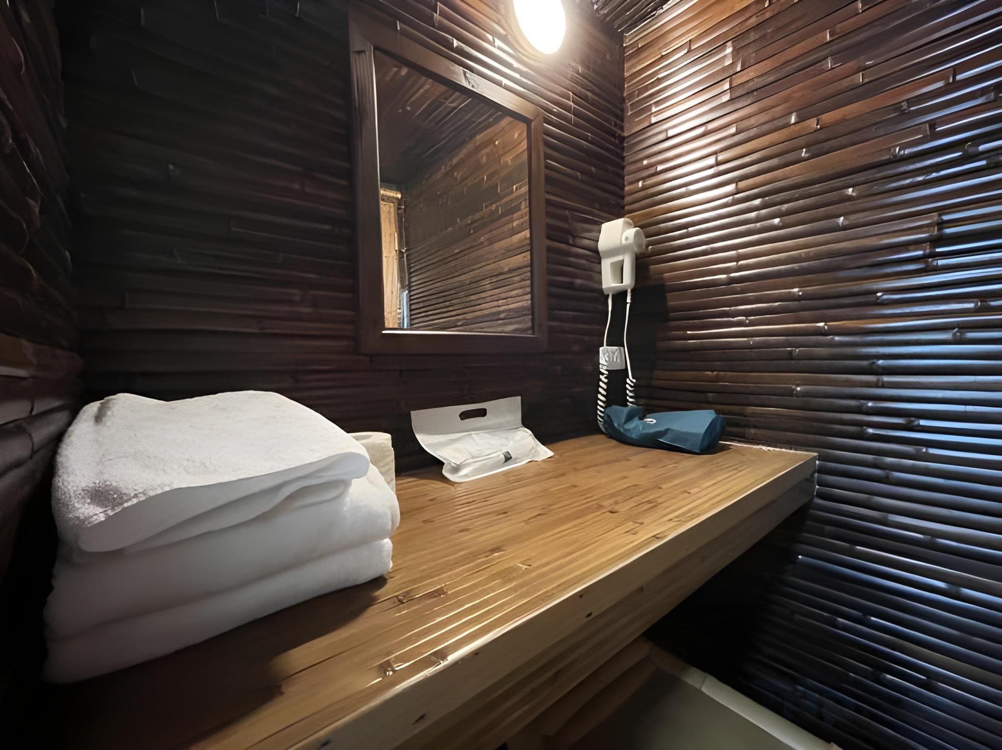 Green Bamboo House for 4 People