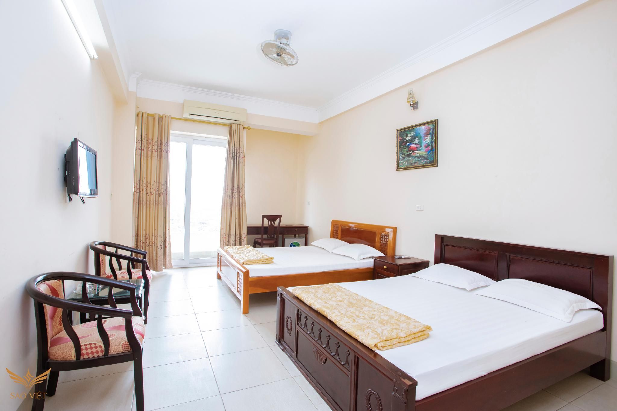 Double with 2 Double Beds
