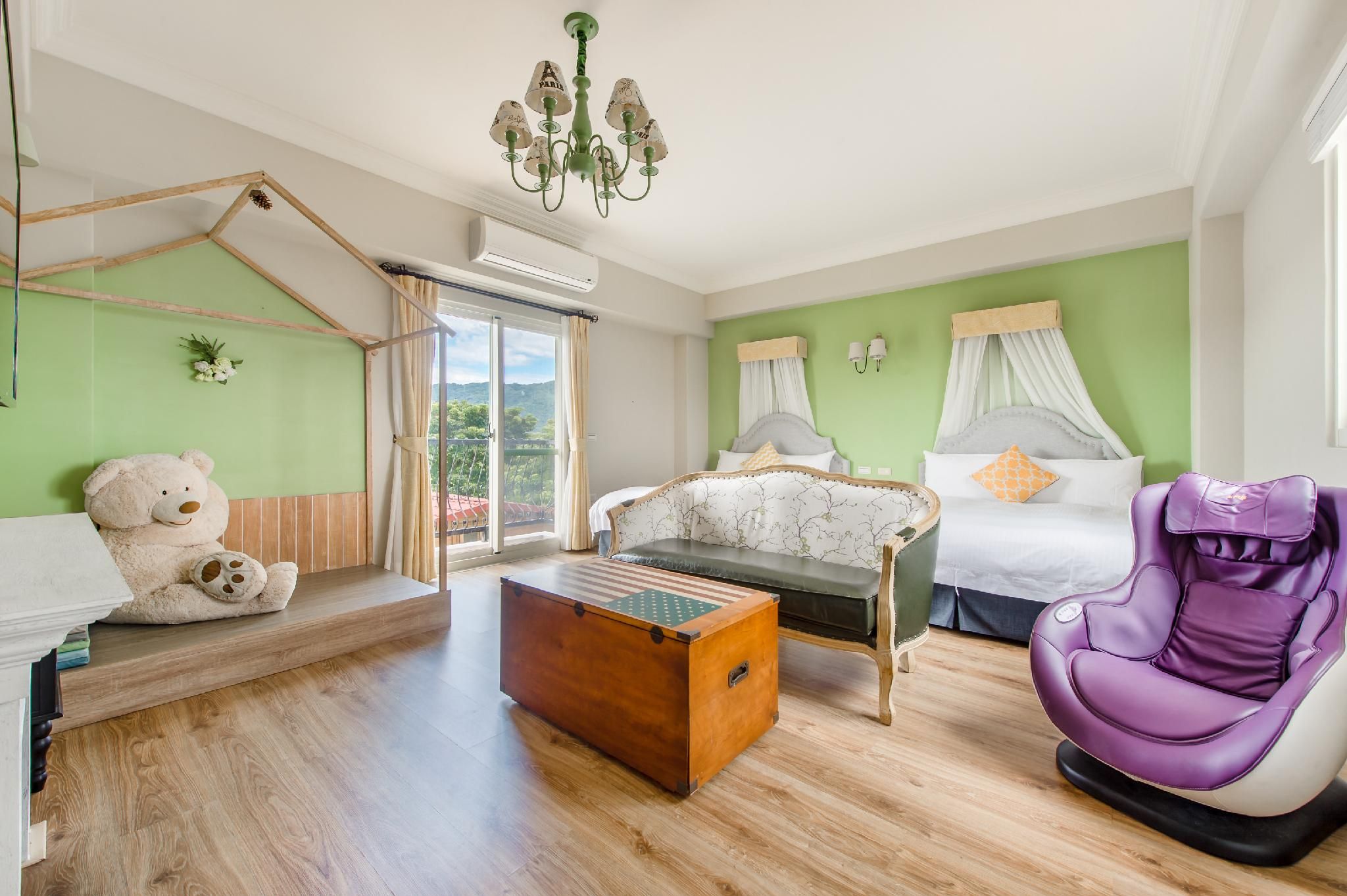 Wilderness1138 Huelien B&B Quadruple Room with Balcony