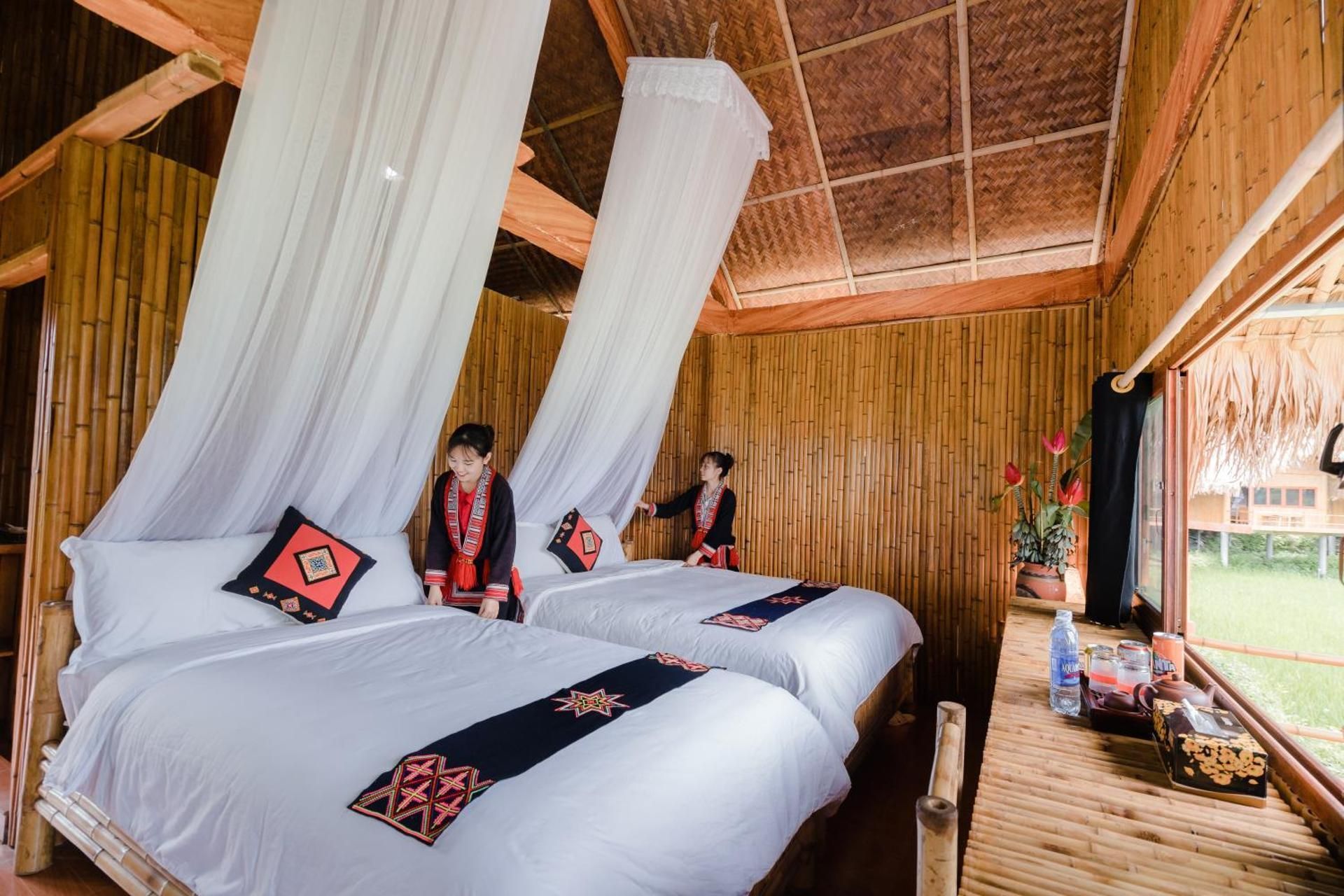 Hoang Su Phi Lodge Deluxe Triple Room
