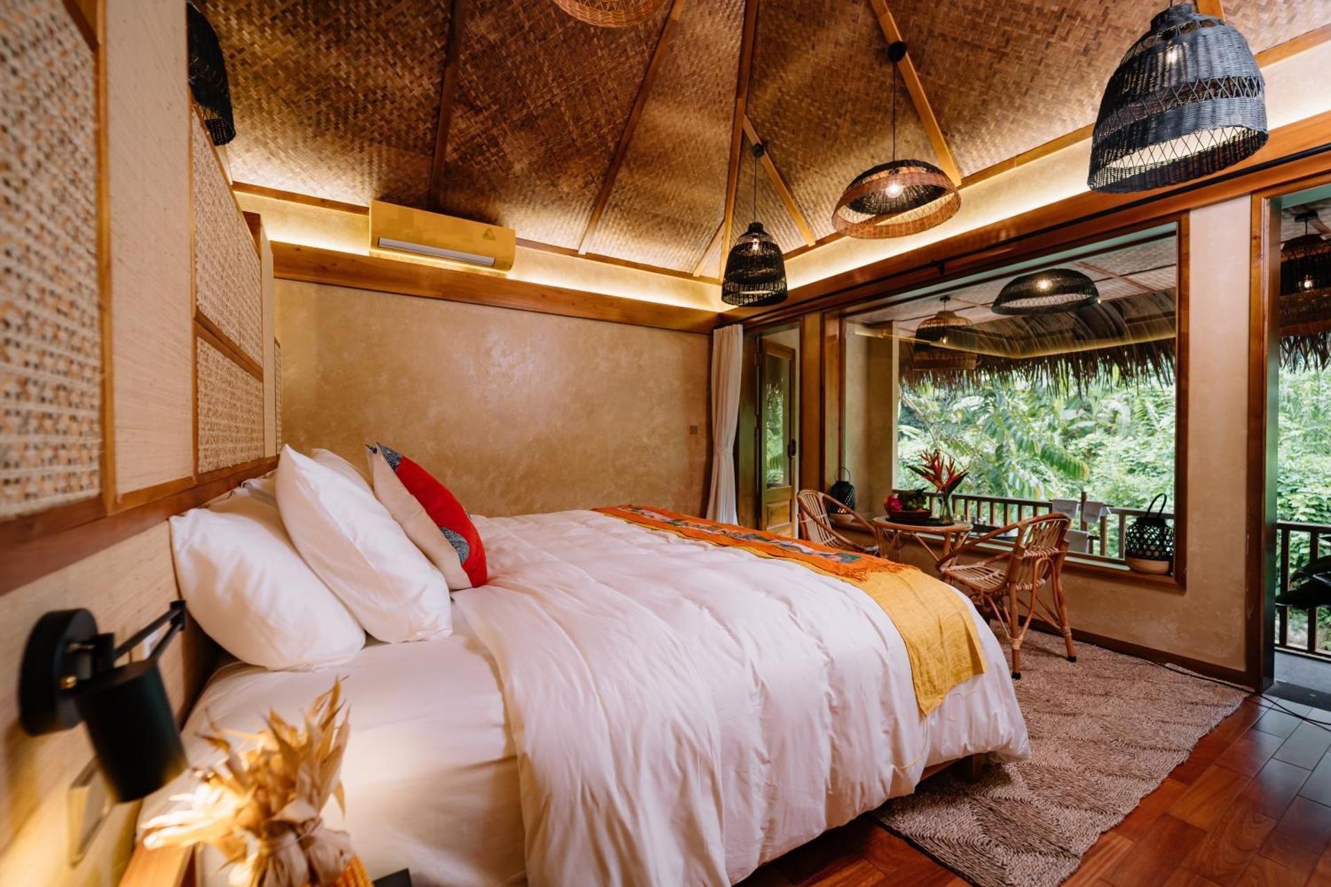 An Châng Retreat & Spa Deluxe Double or Twin Room with Balcony