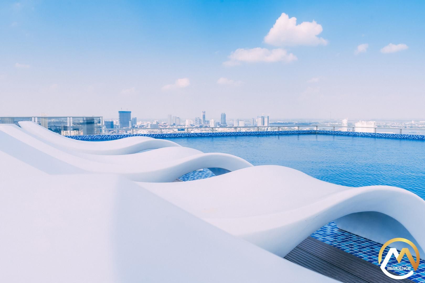 Phnom Penh Infinity Pool Min. $22/N - M Residence