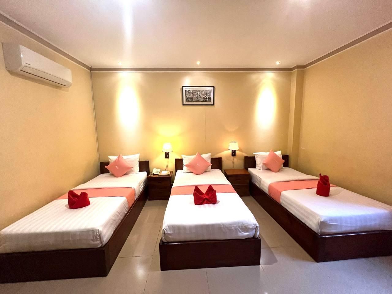 Triple Air Conditioning Hot Water