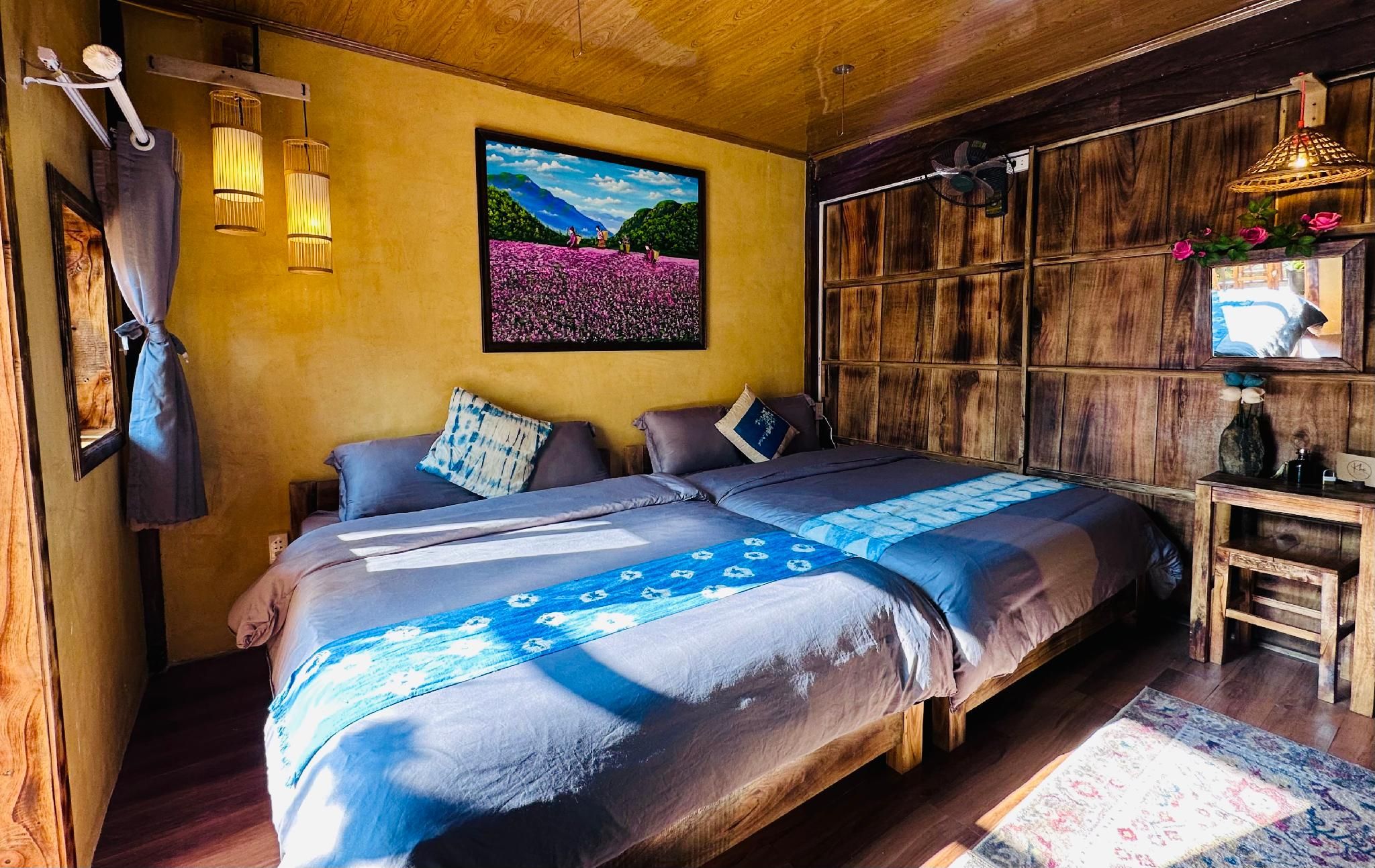 Quad Queen Room with Balcony