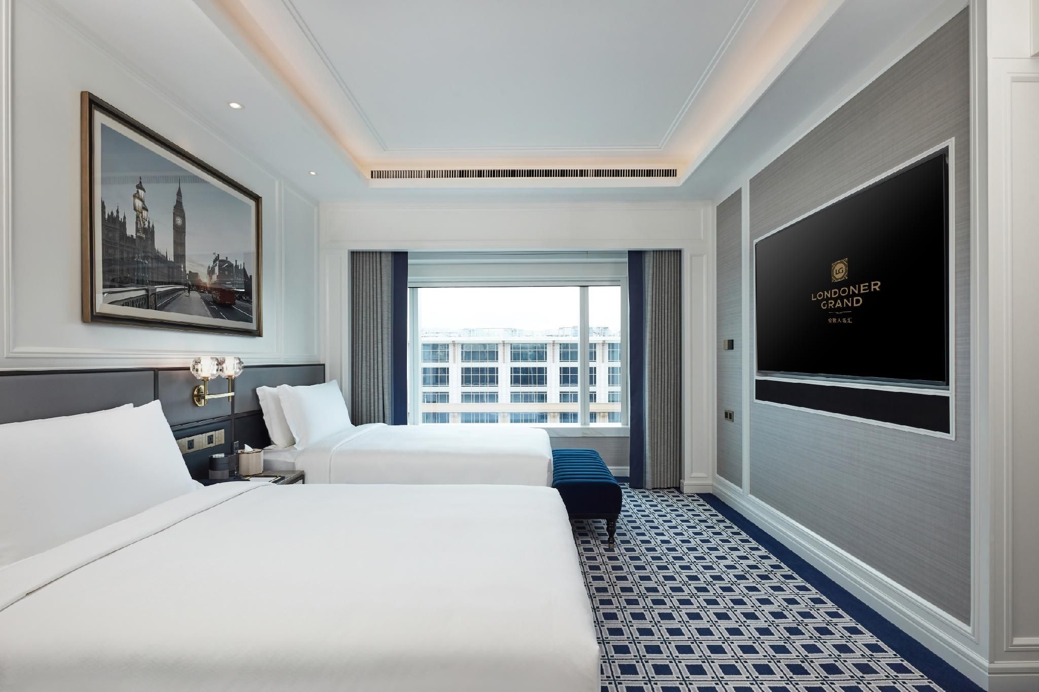 Catherine Suite, 1 Bedroom Suite, 2 Double, City view