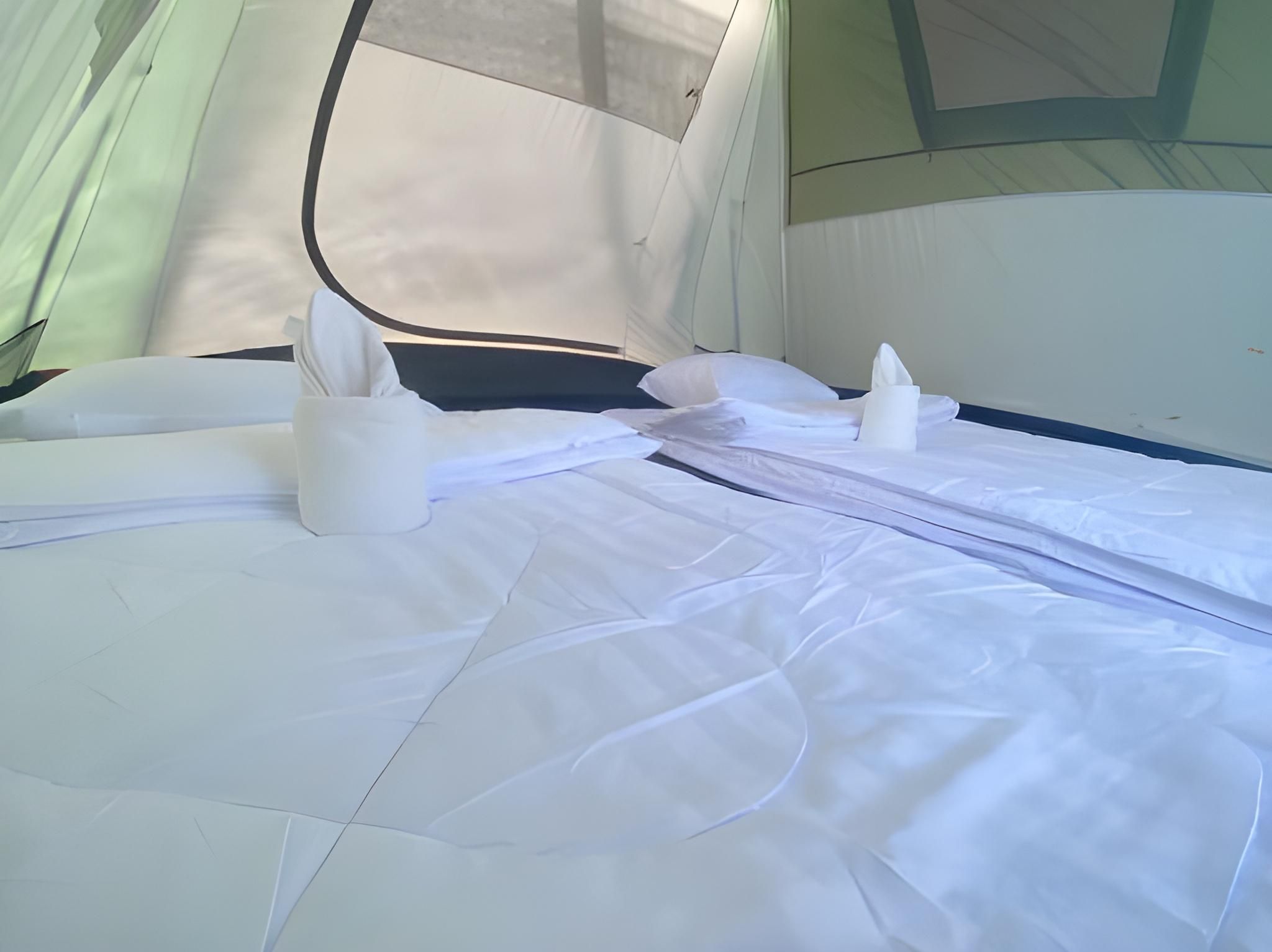 Tent with Shared Bathroom
