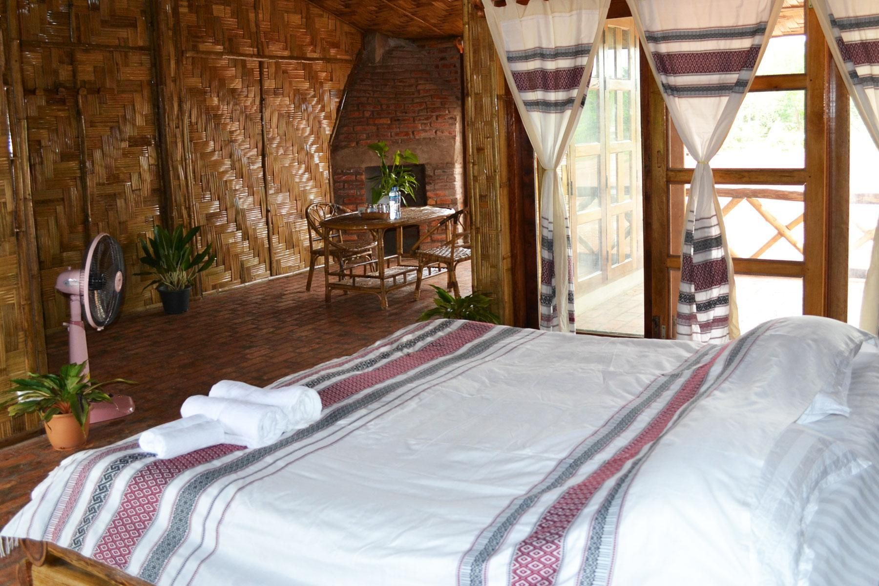 Phou Iu III Bungalows Bungalow Double Bed