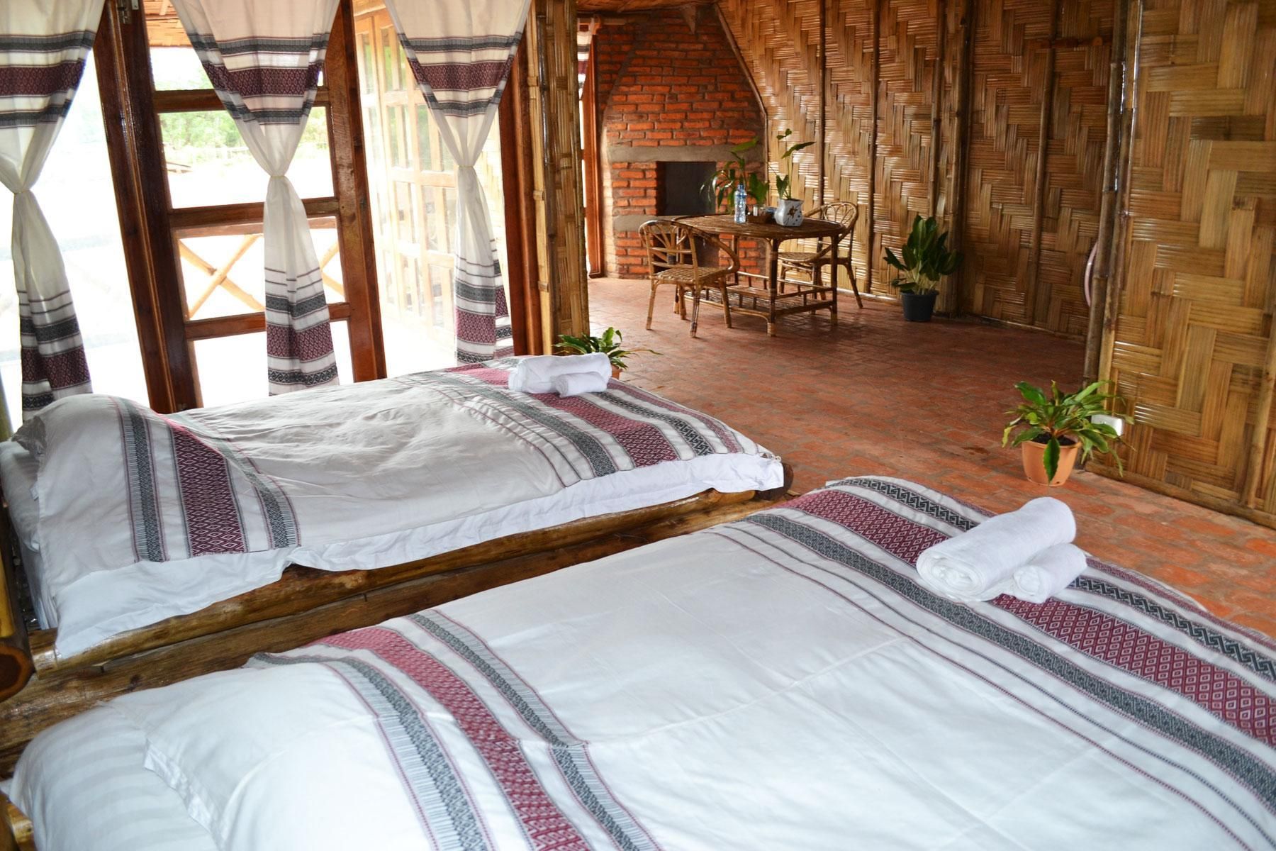 Phou Iu III Bungalows Bungalow Twin Bed 2