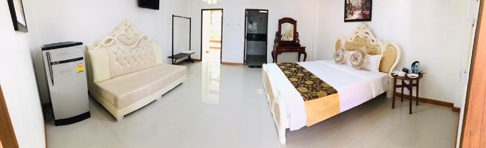 king room with view and balcony